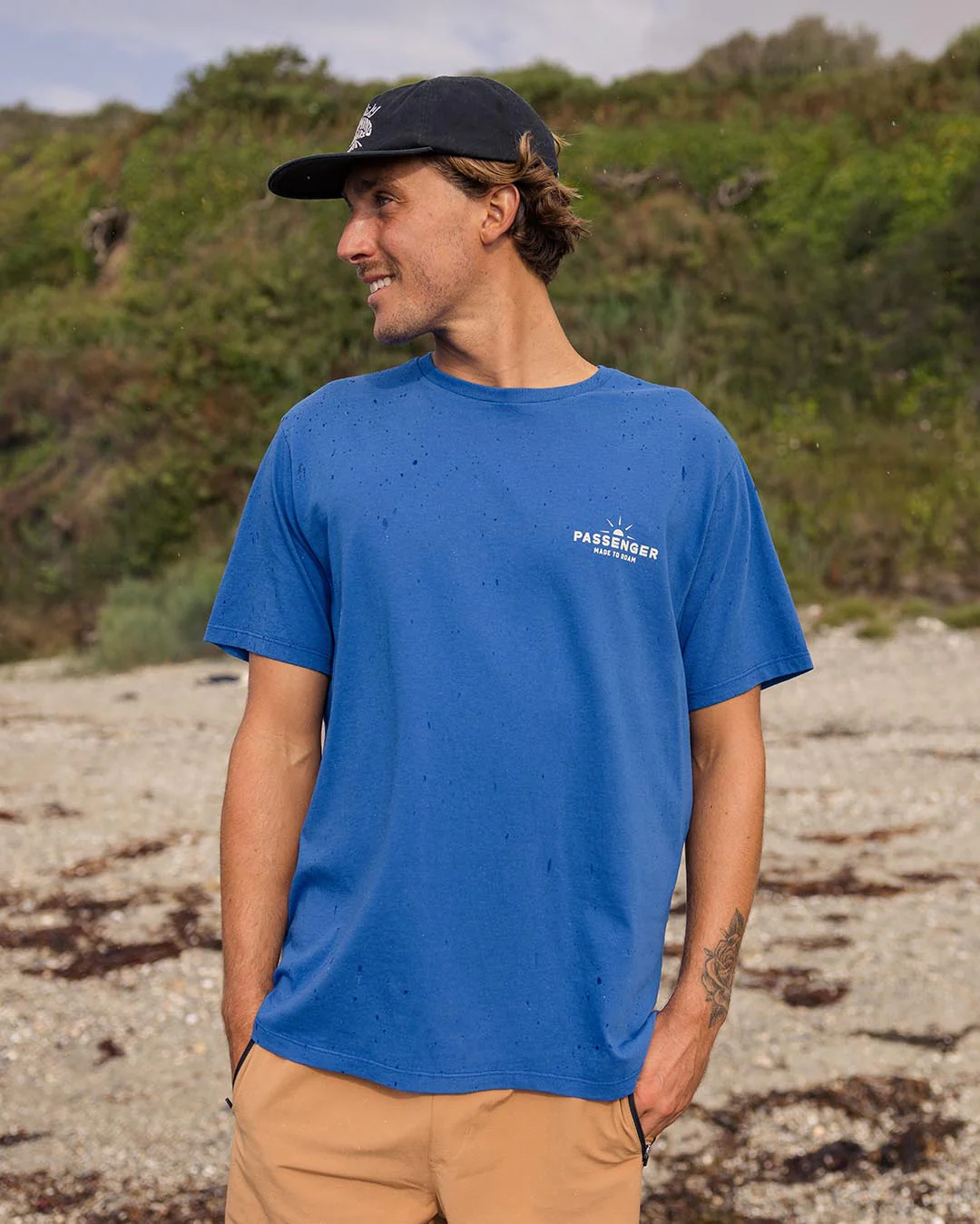 Roam Free T-Shirt - True Blue - Image 2