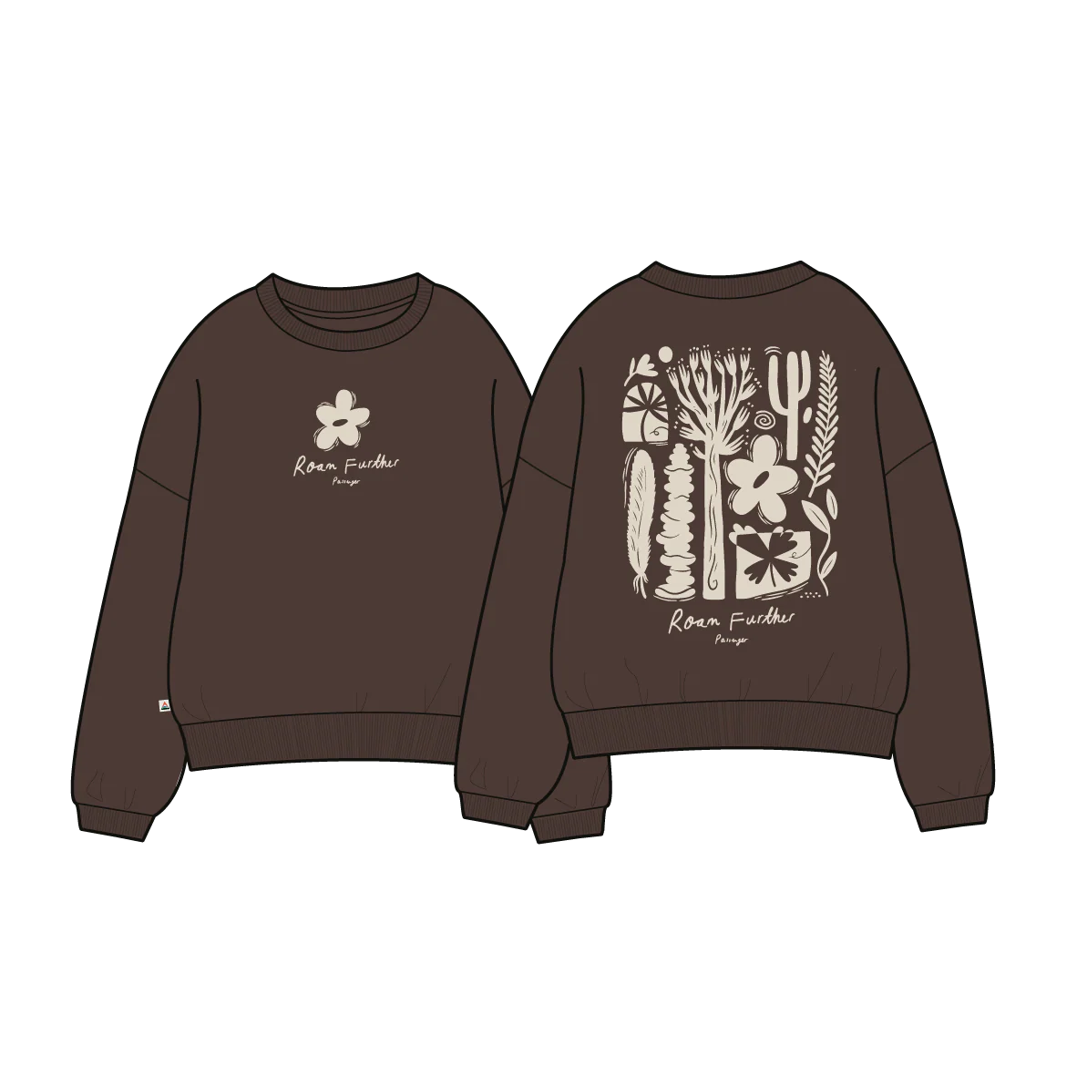 Roam Further Sweatshirt - Espresso - Image 11