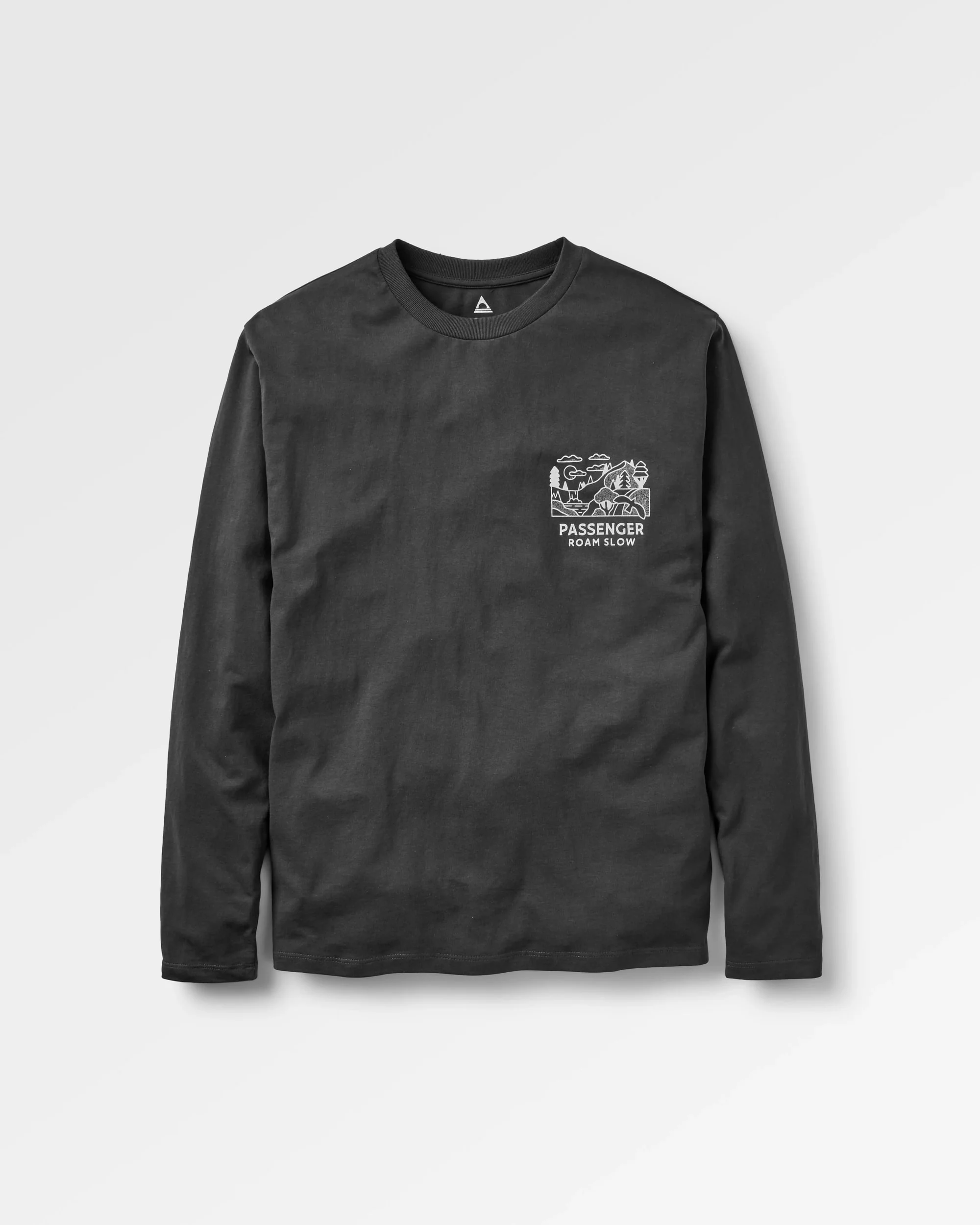 Roam Slow Men's LS T-Shirt - Black