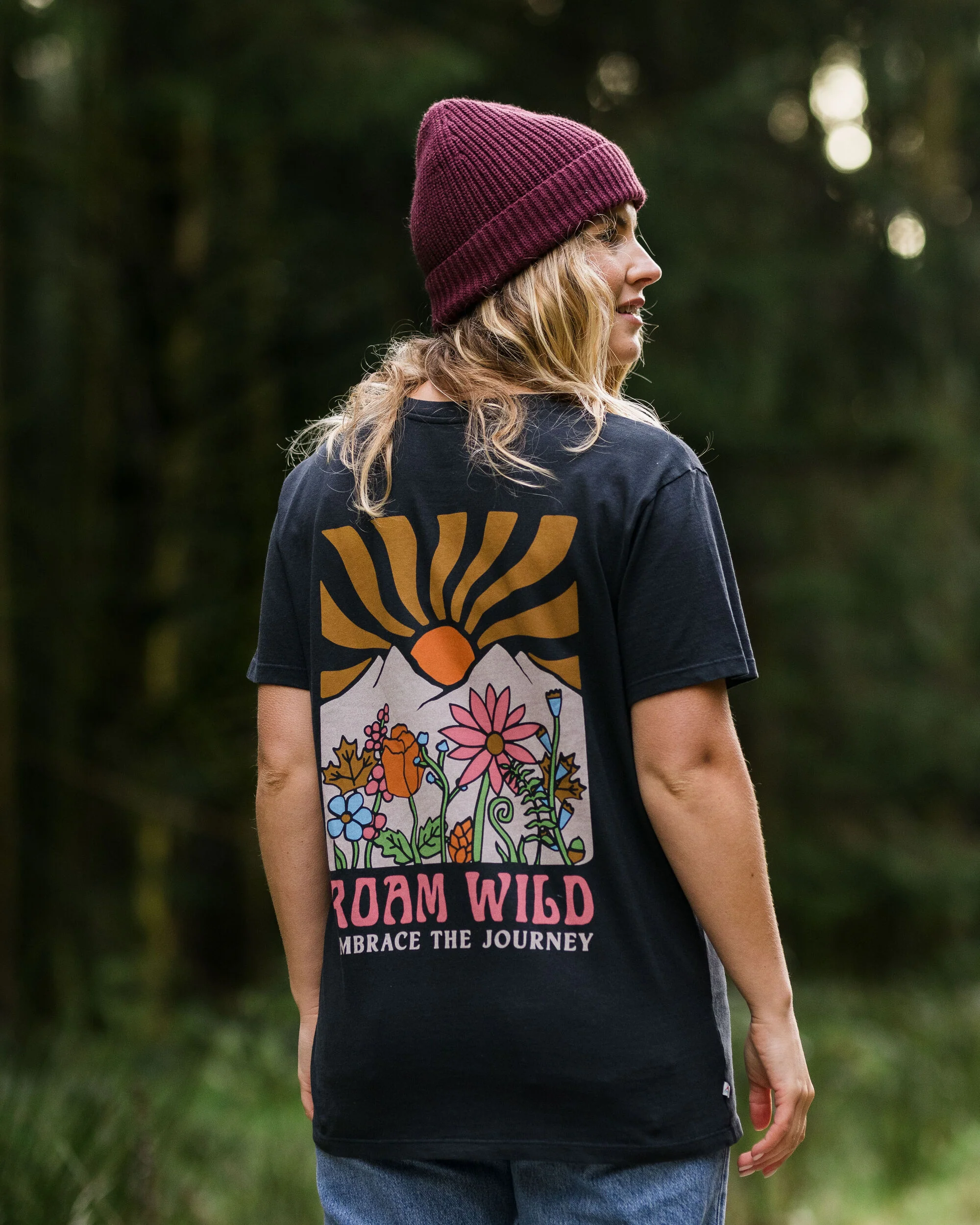 Roam Wild T-Shirt - Black
