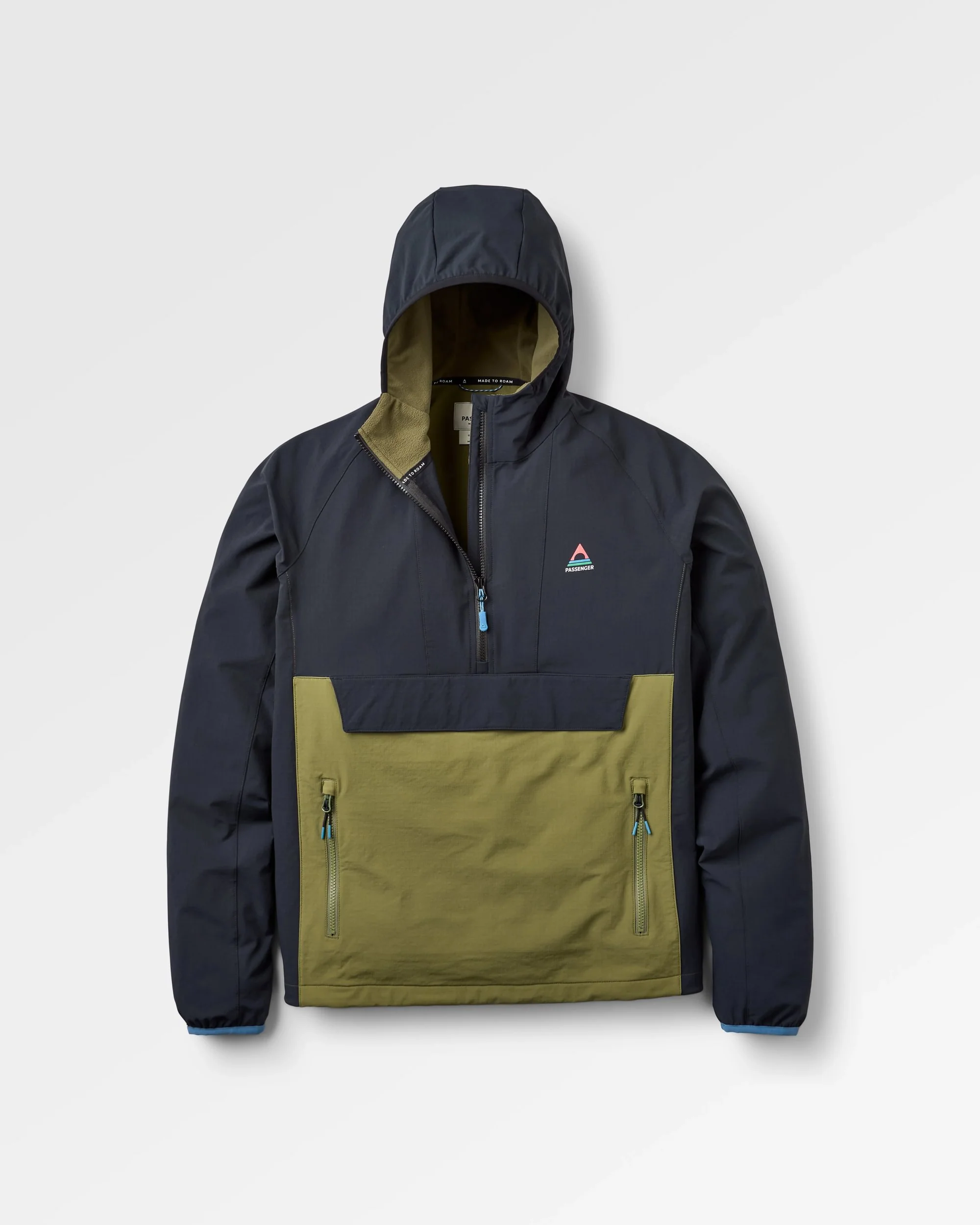 Roamer Light Softshell Anorak - Black/Khaki
