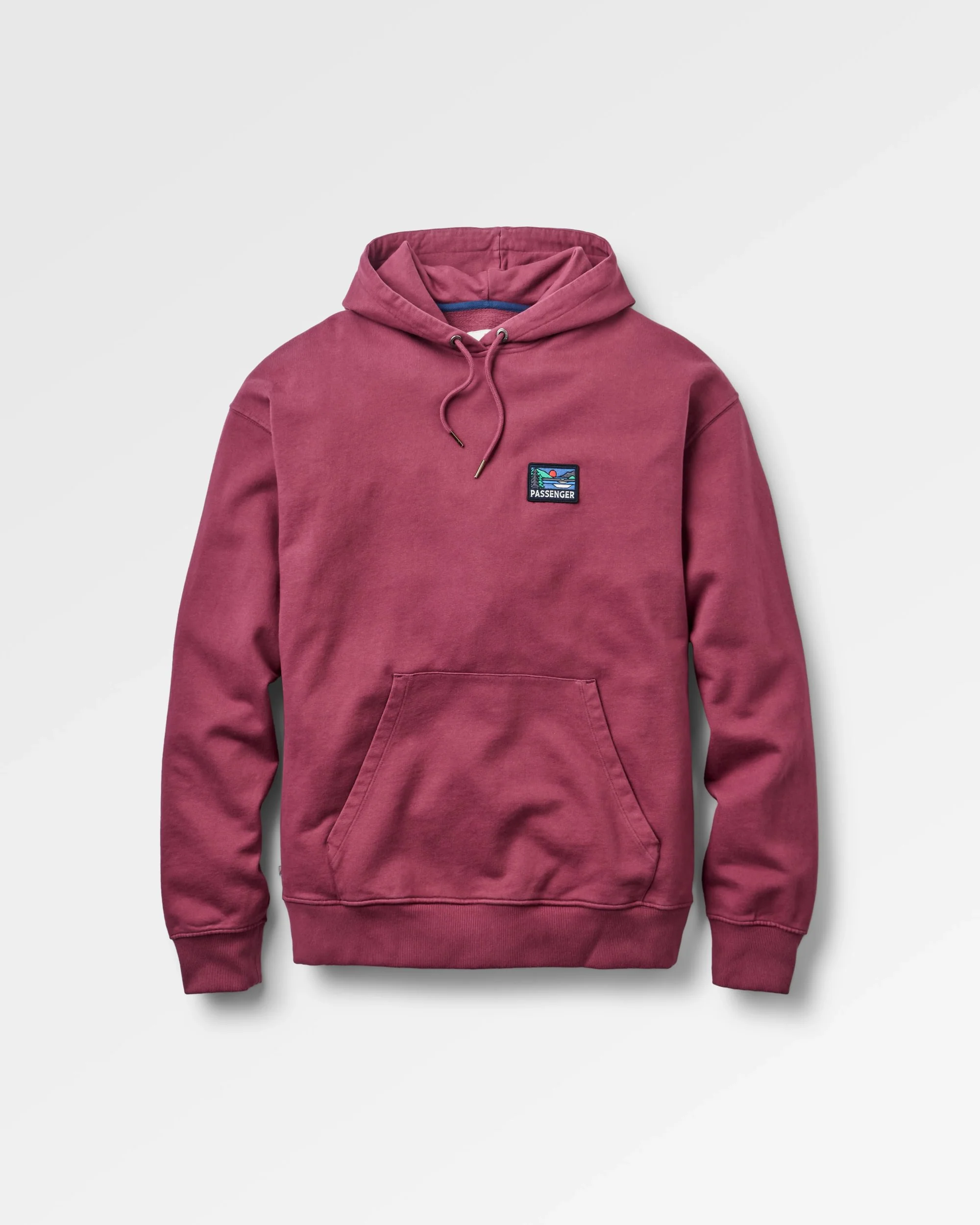 Roamer Patch Relaxed Fit Hoodie - Fig