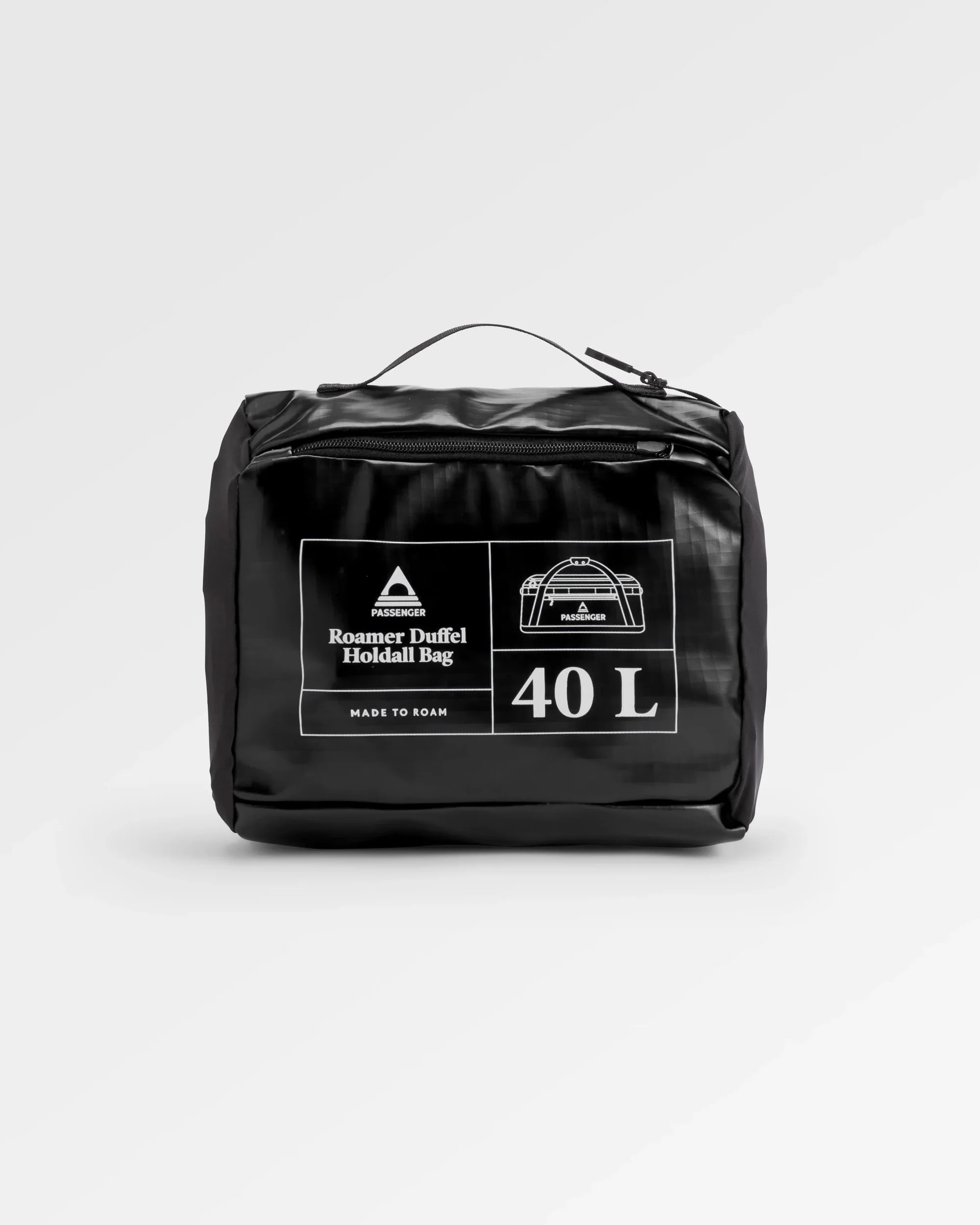 Roamer 40L Duffel Bag - Black - Image 8