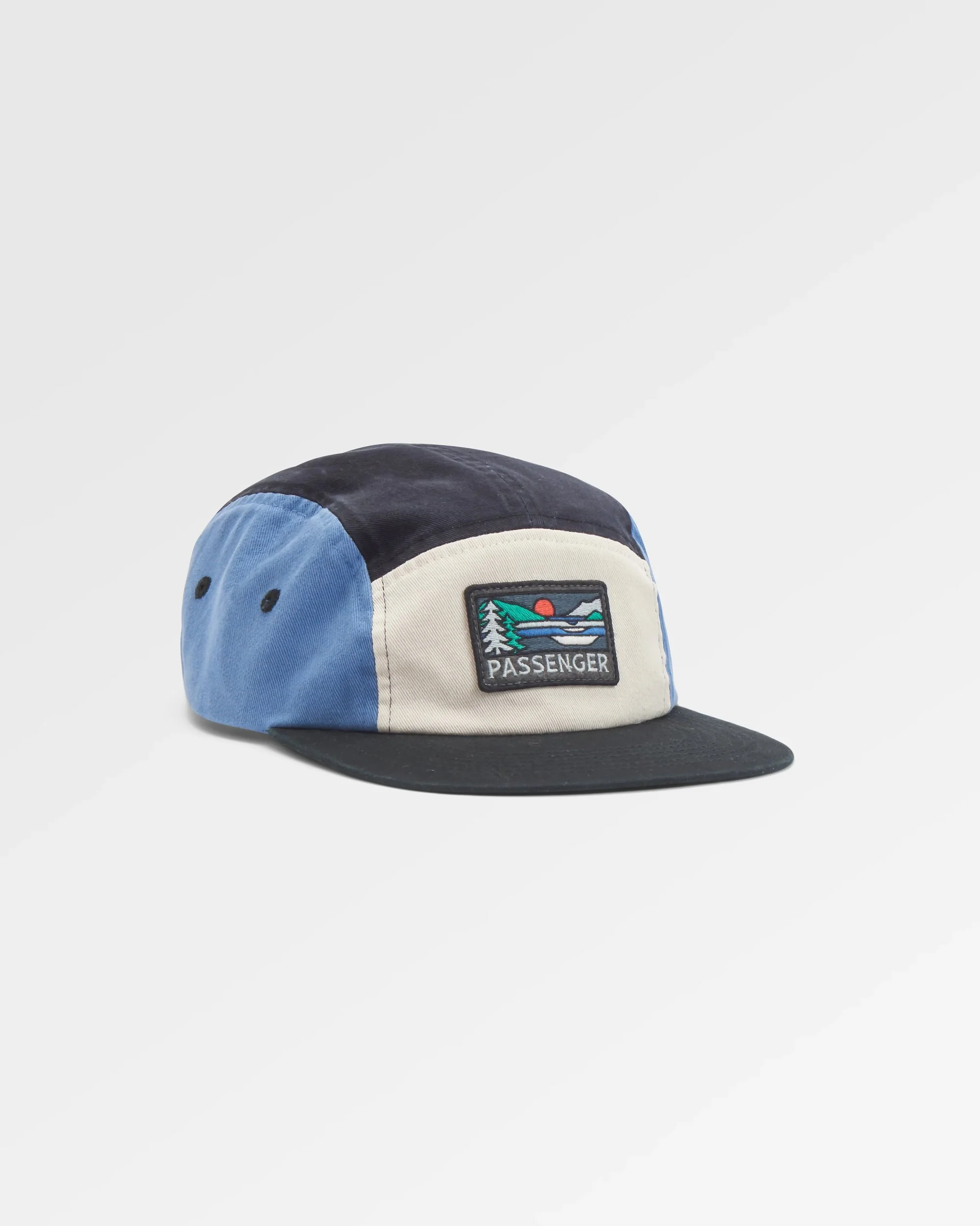 Roamer 5 Panel Cap - Charcoal Multi