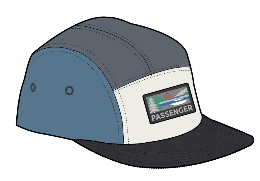 Roamer 5 Panel Cap - Charcoal Multi - Image 8