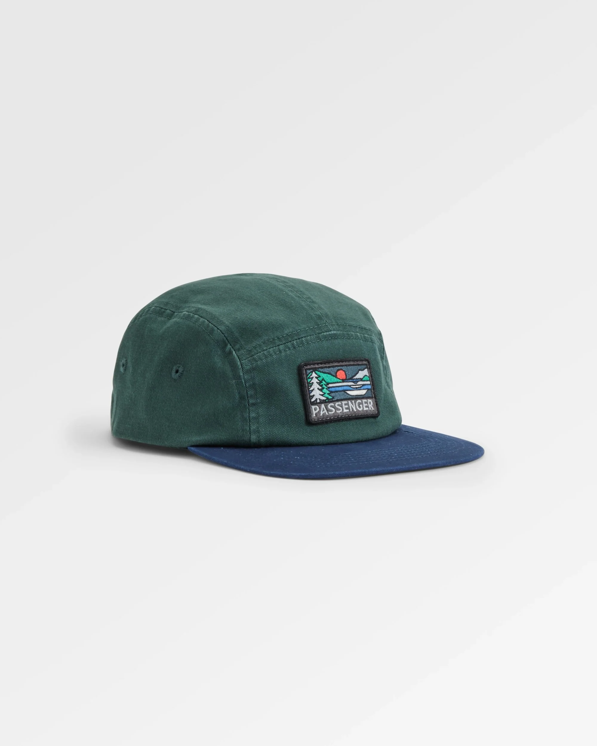 Roamer 5 Panel Cap - Dark Fern