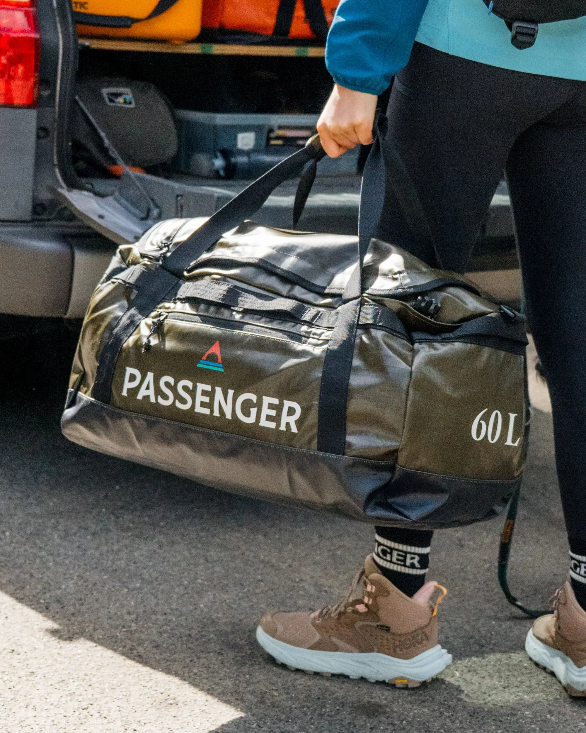 Roamer 60L Duffel Bag - Khaki - Image 3