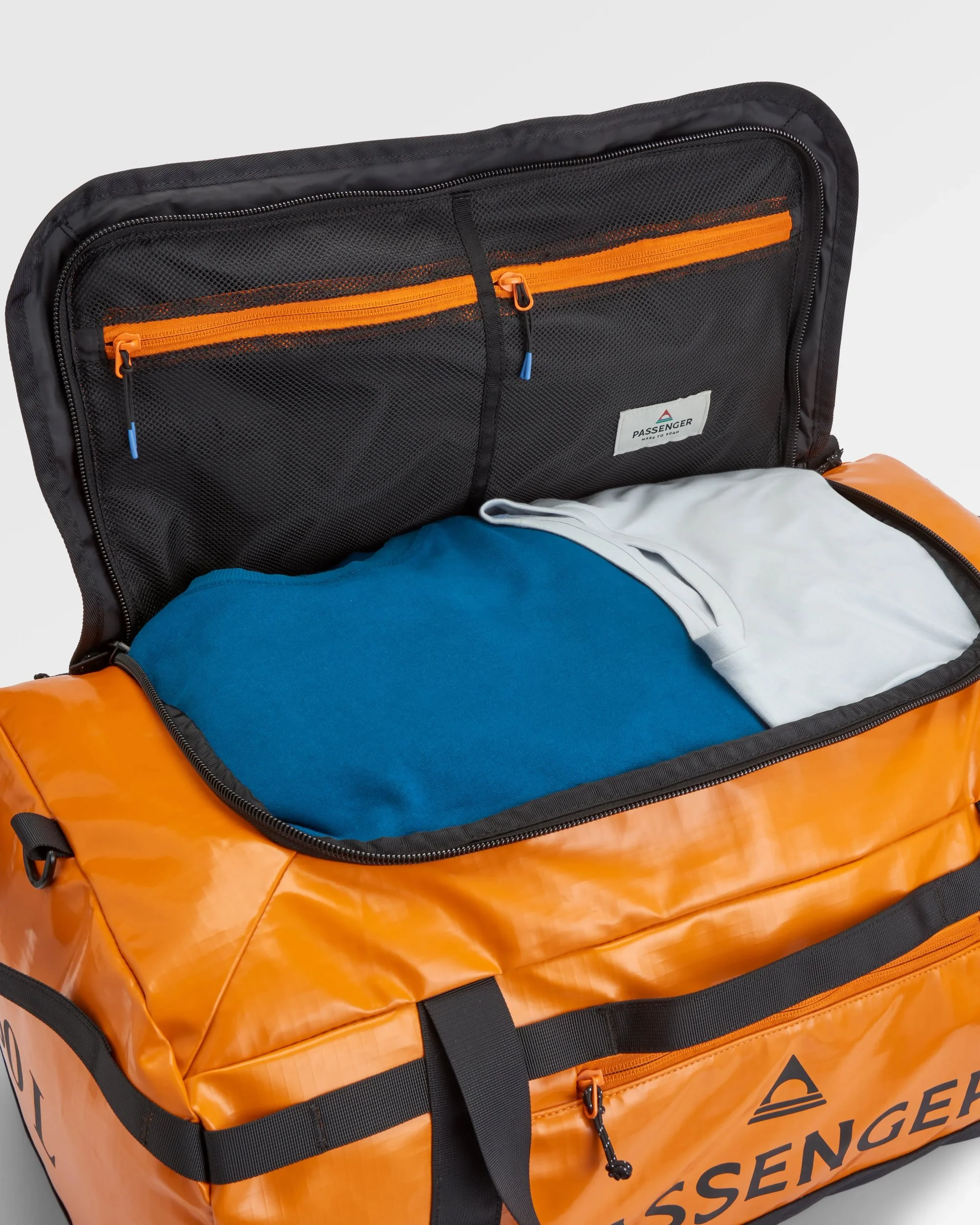 Roamer 60L Duffel Bag - Sunrise Orange - Image 10