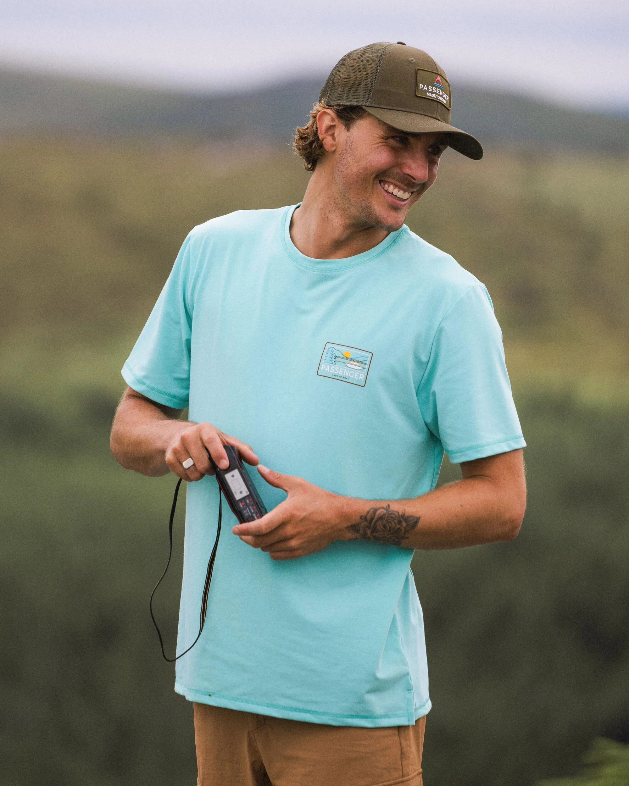 Roamer Men's Drirelease® Active T-Shirt - Aqua - Image 3