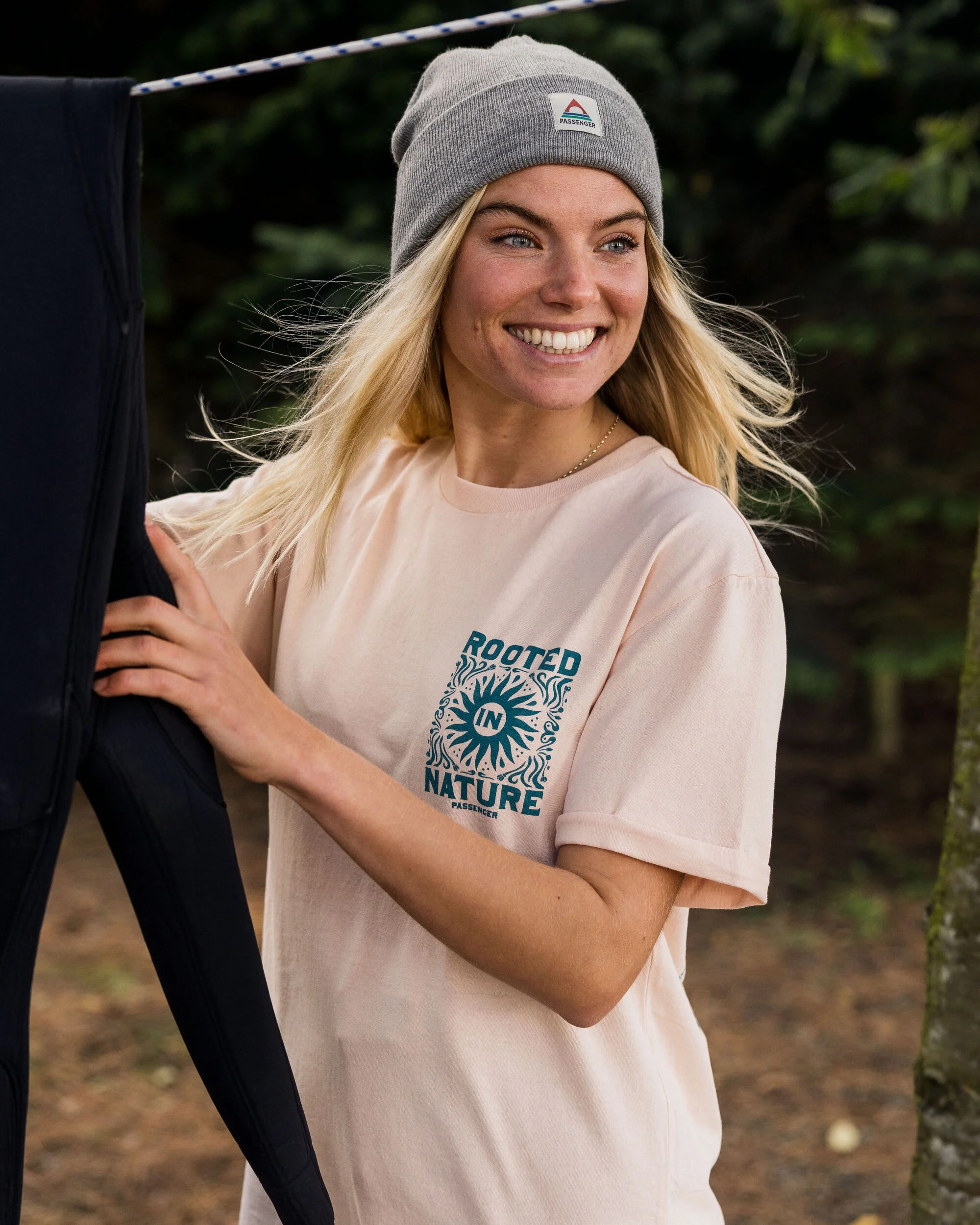 Rooted In Nature T-Shirt - Peach Whip - Image 2