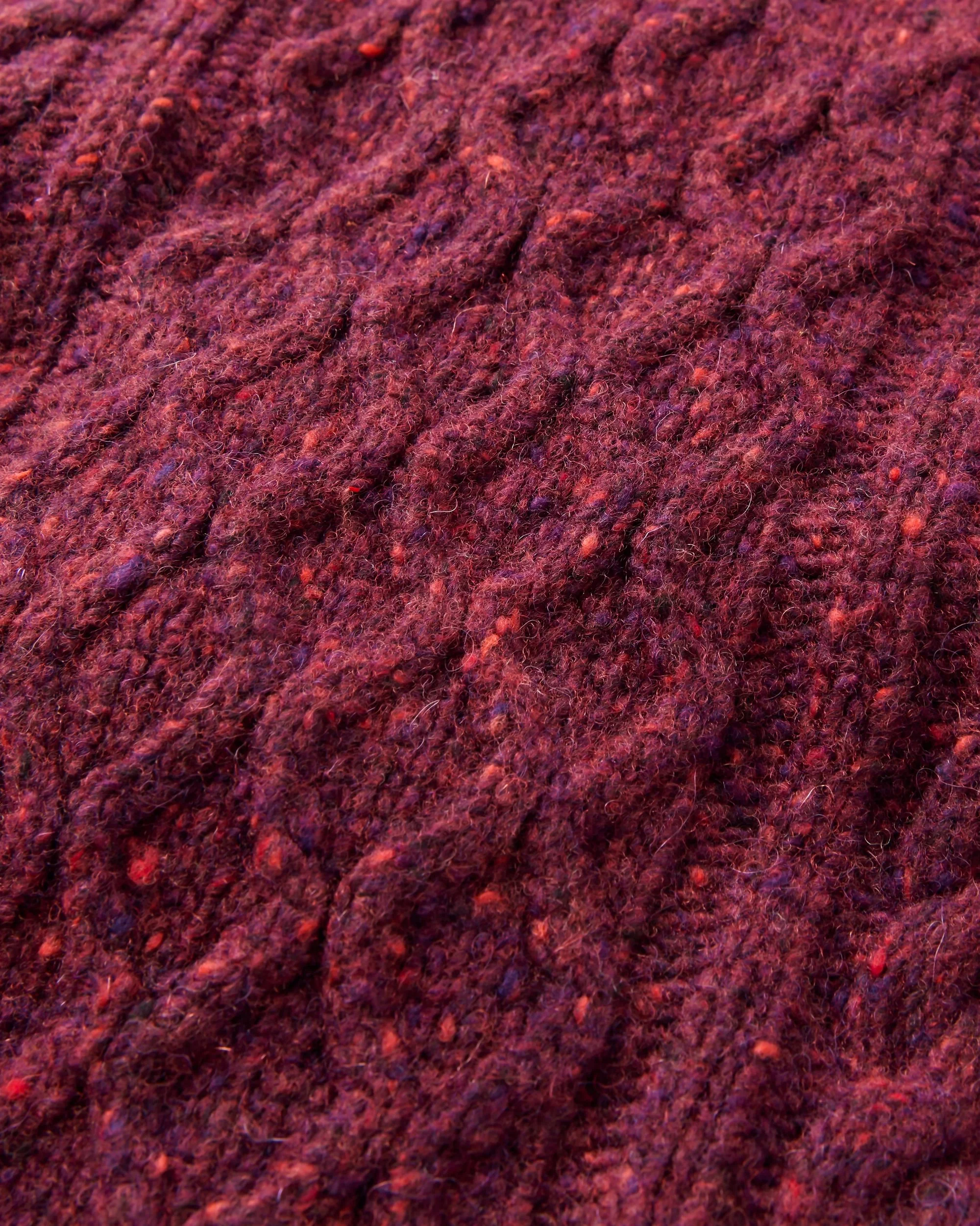 Sandbar Merino Blend Knitted Jumper - Fig - Image 5