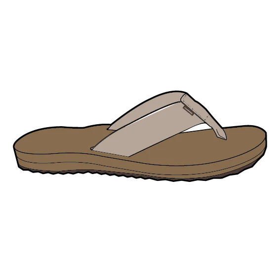 Santos Flip Flop - Taupe - Image 9