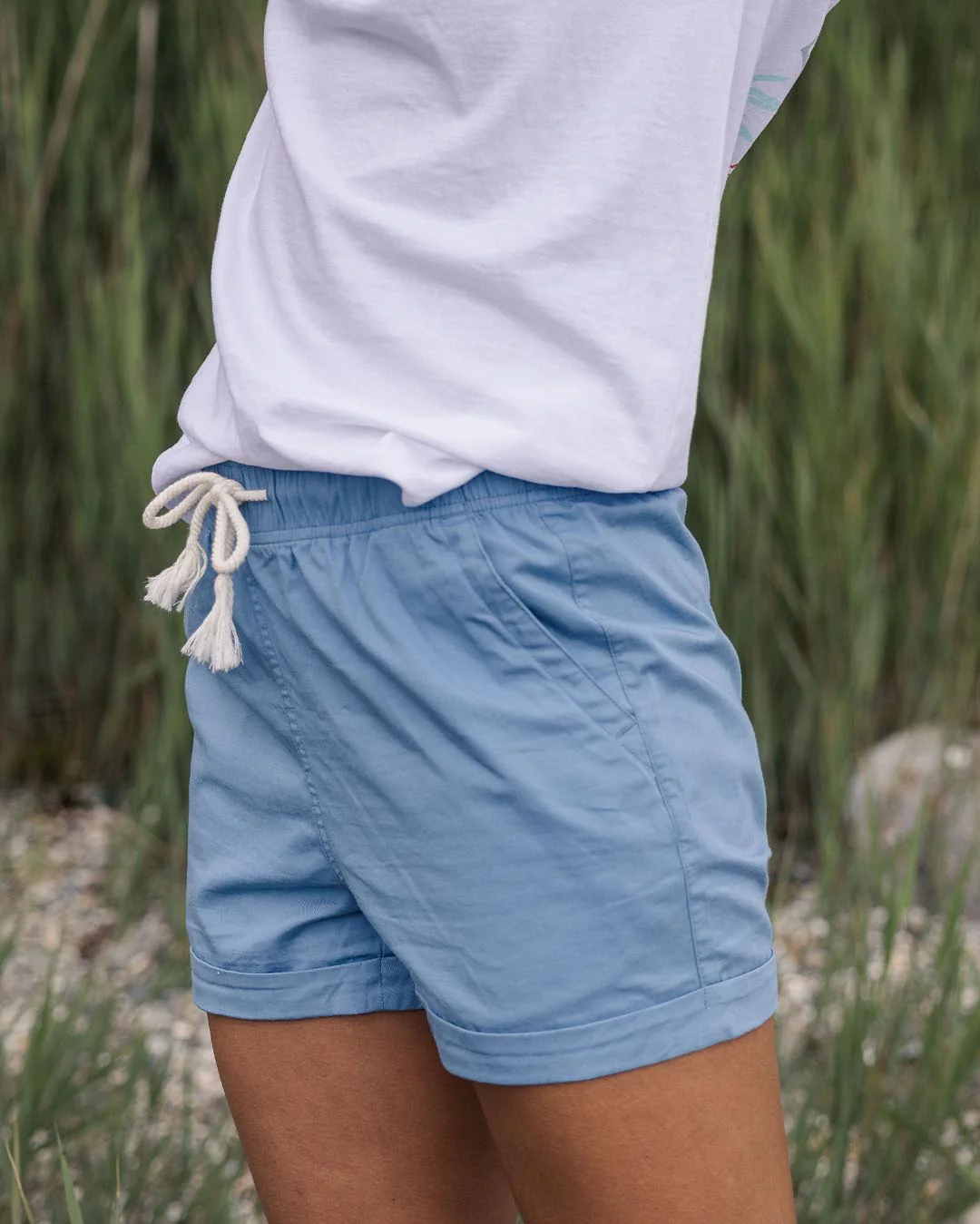 Santosa Twill Short - Blue Shadow - Image 5