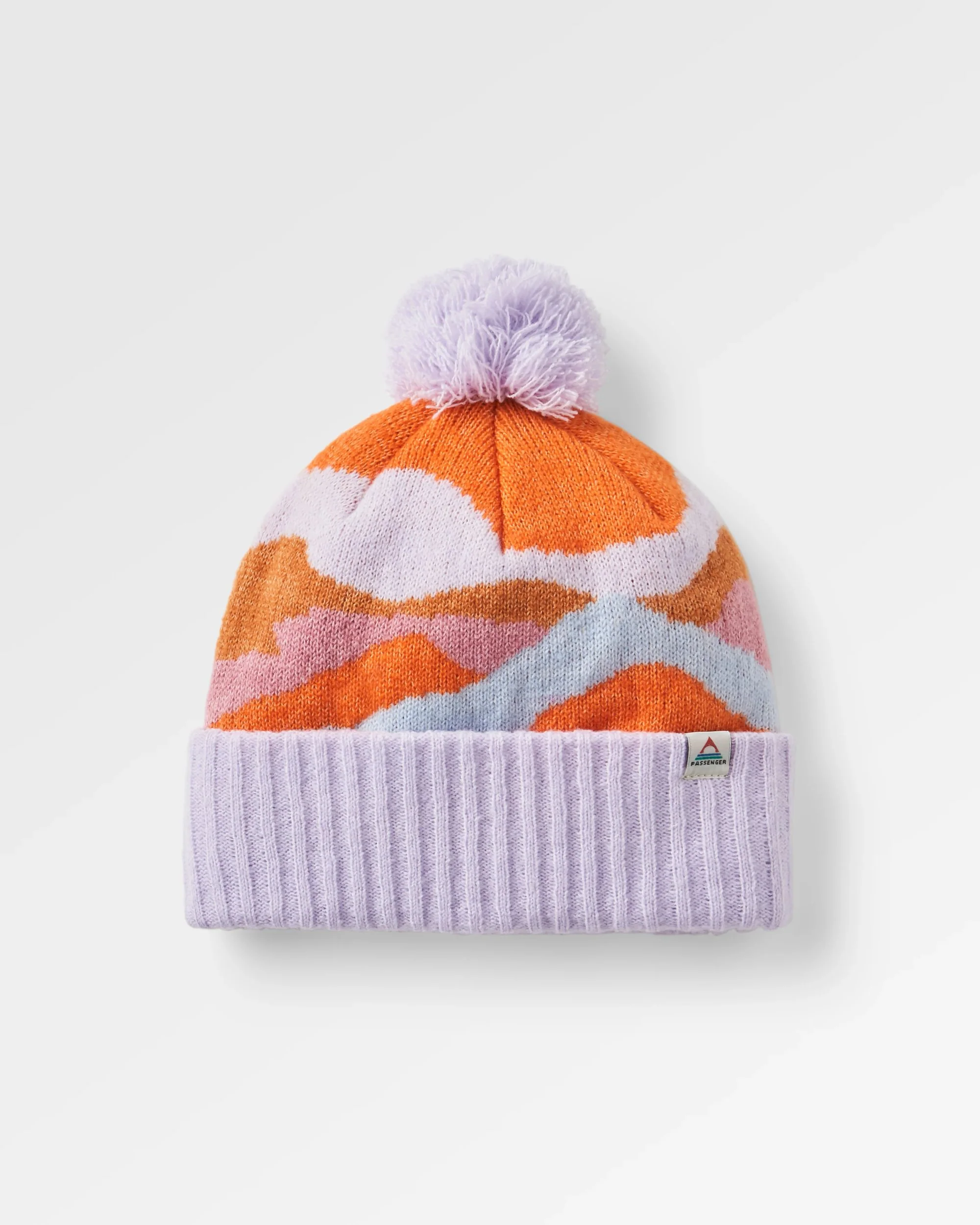 Scenic Bobble Beanie - Scenic Sunrise Orange