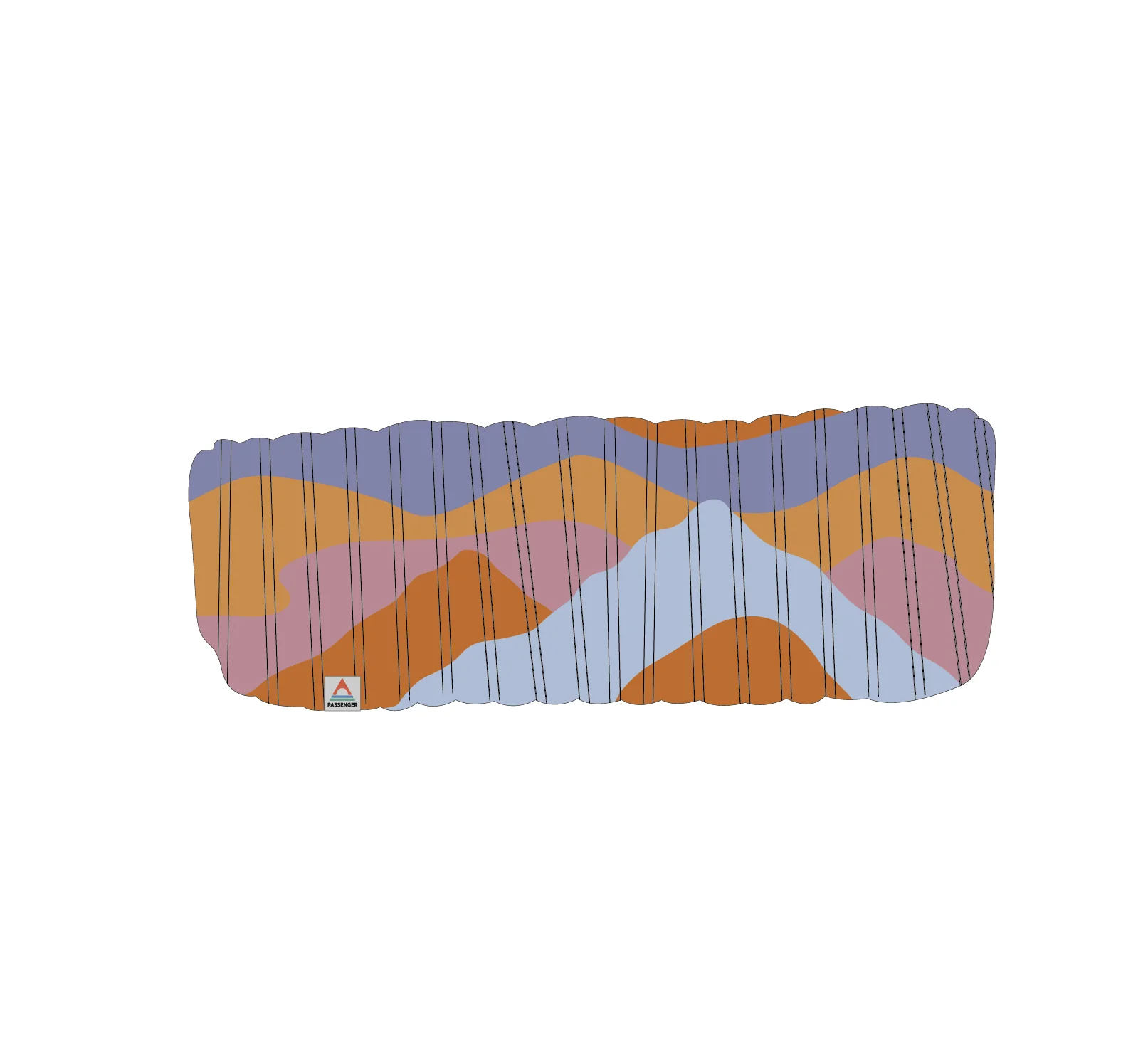 Scenic Headband - Scenic Sunrise Orange - Image 5