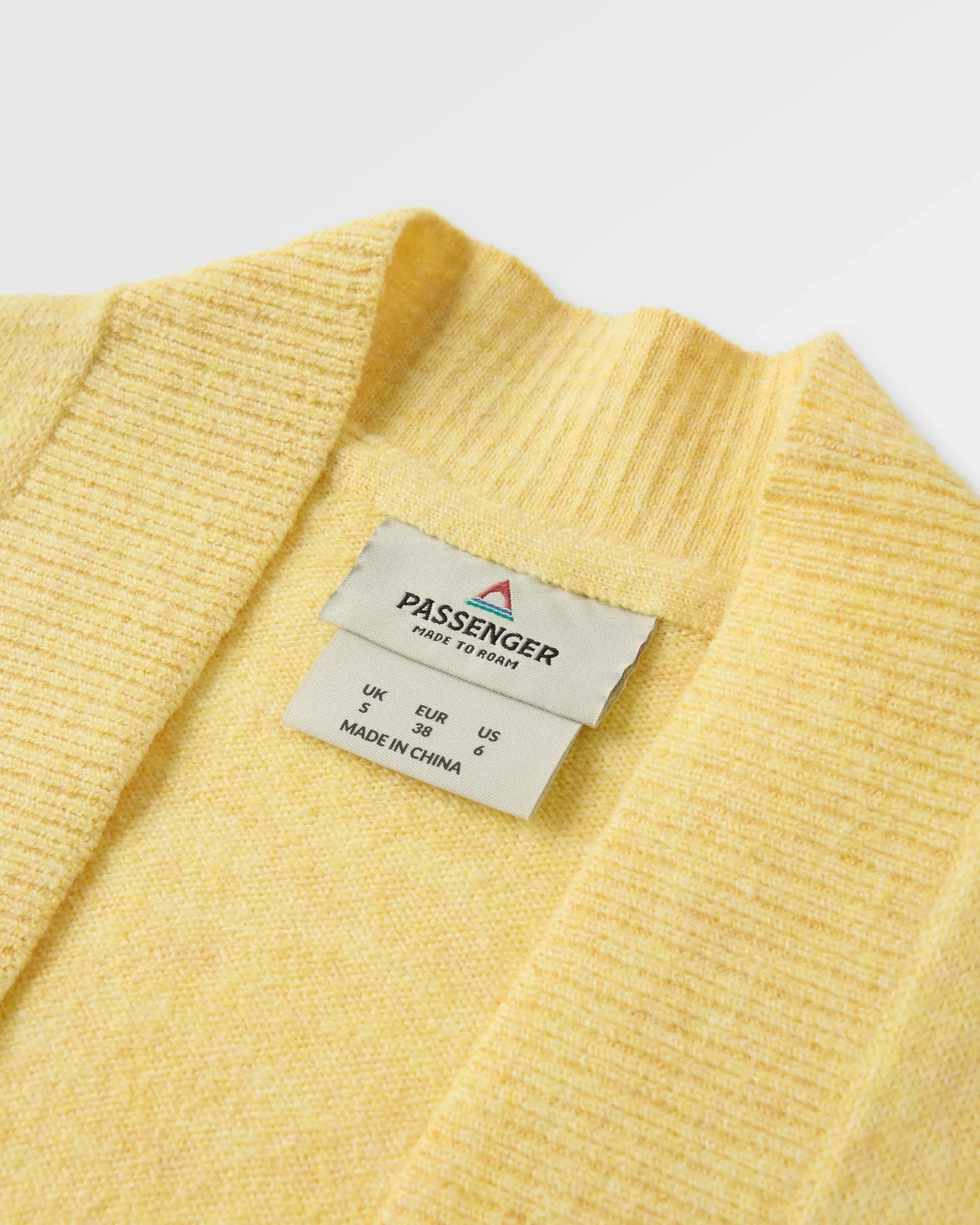 Scenic 'Light' Long Knitted Cardigan - Scenic Yellow - Image 8