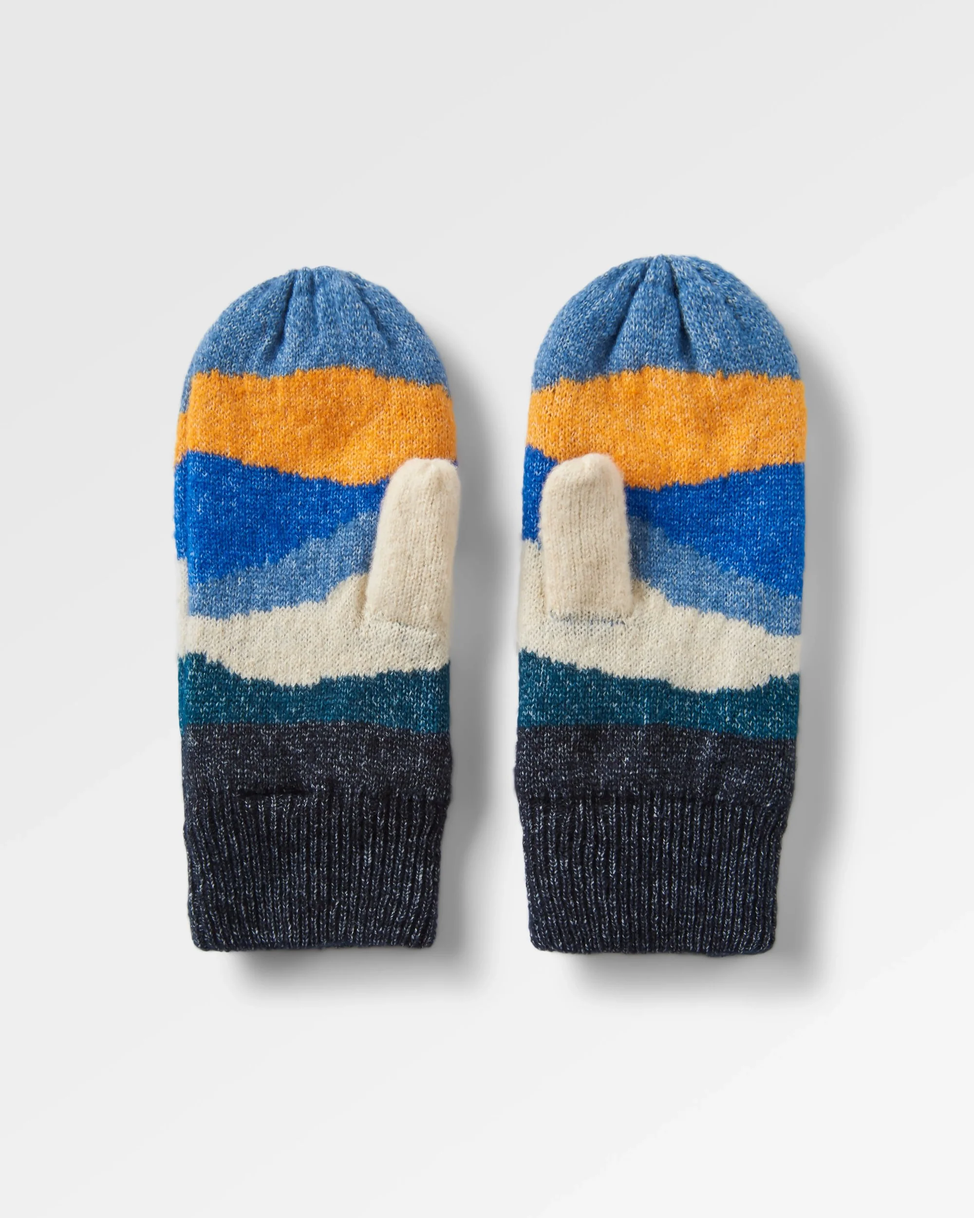 Scenic Fleece Lined Mittens - Scenic Orange - Image 4