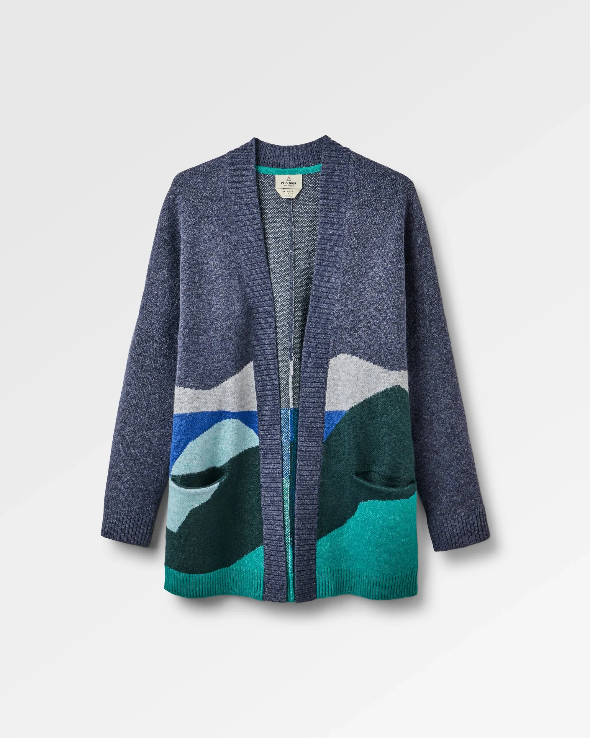 Scenic Long Knitted Cardigan - Scenic Rich Navy