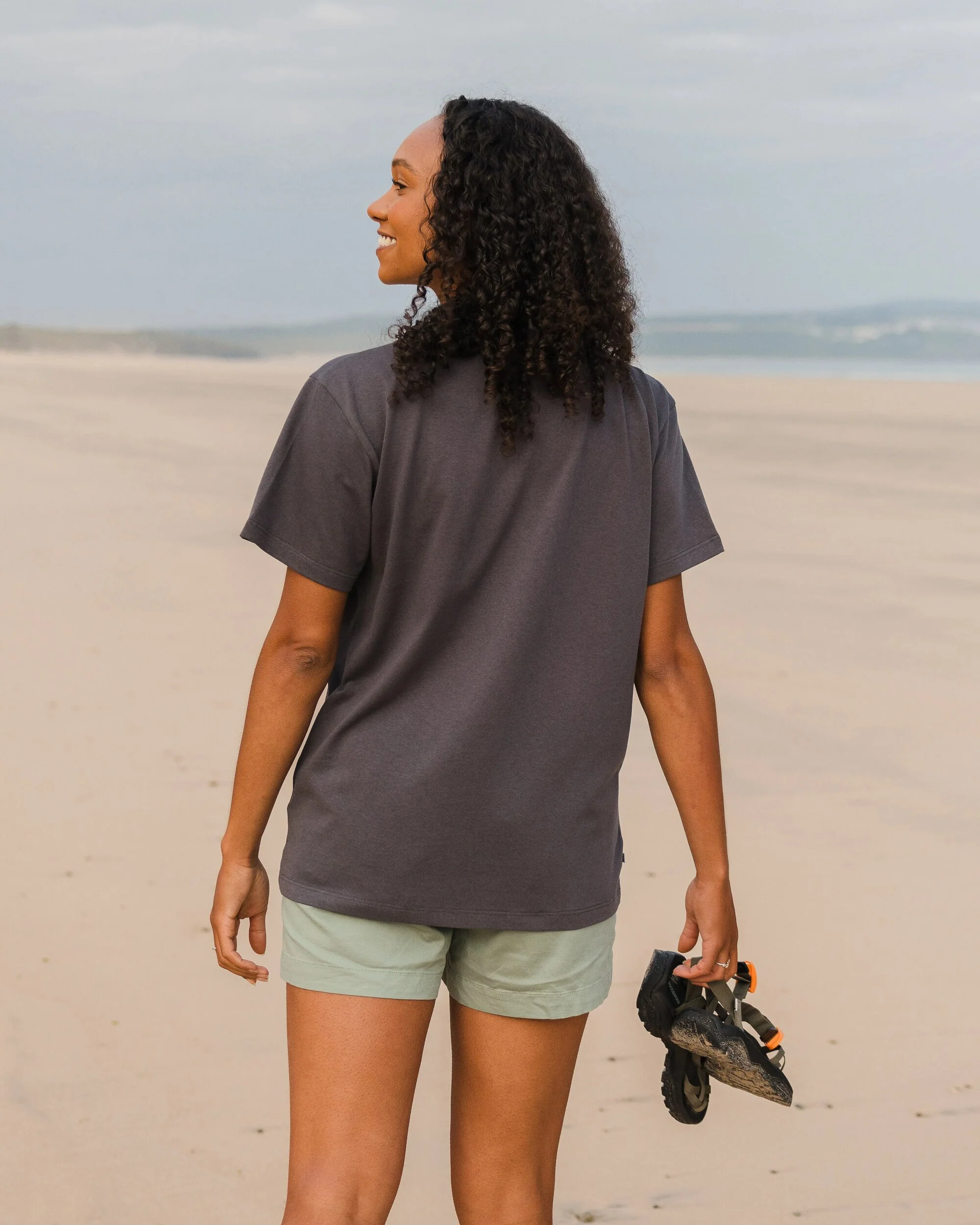 Seasonal Oversized T-Shirt - Charcoal - Image 4