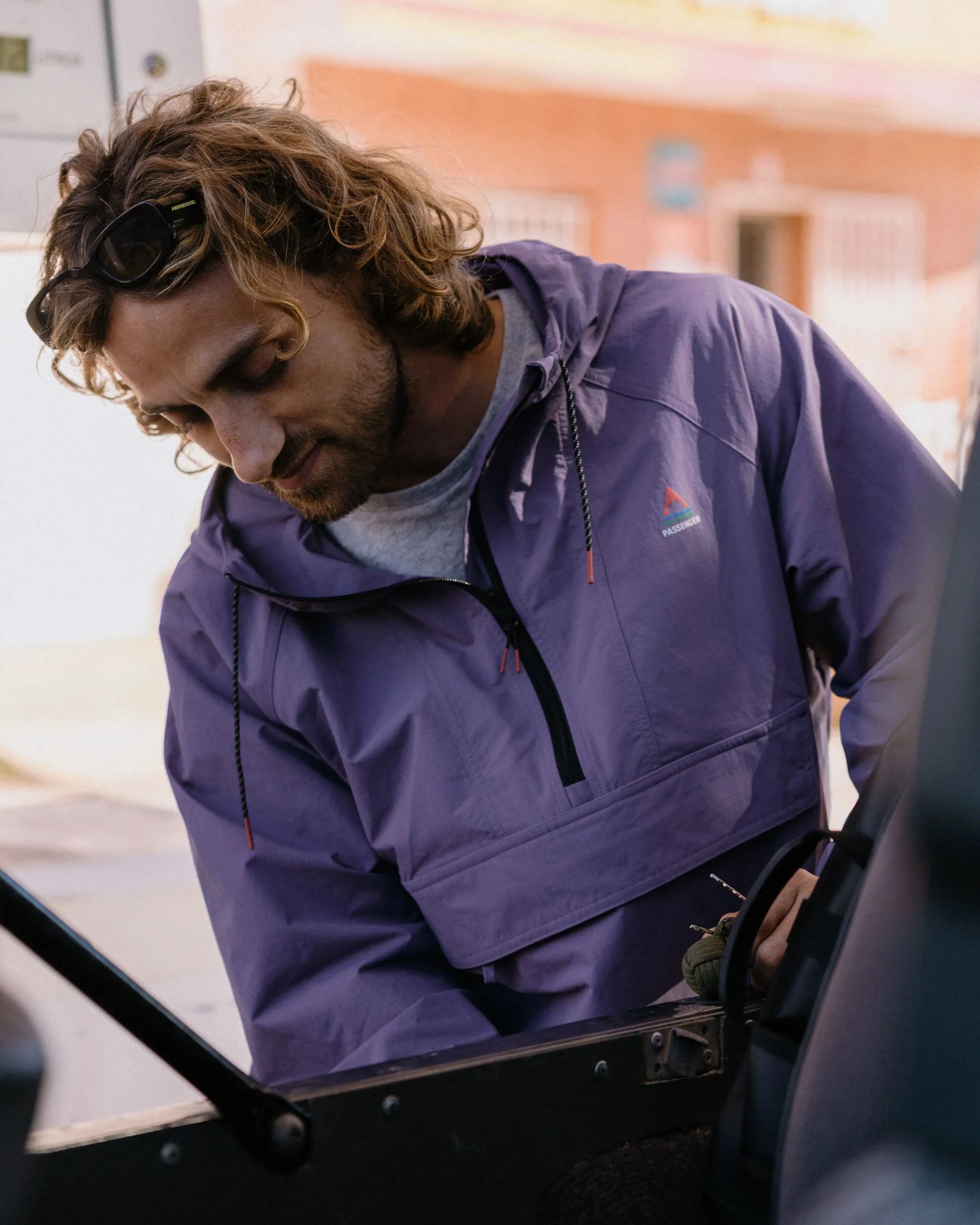 Seek Out Wind Resistant Anorak - Heather