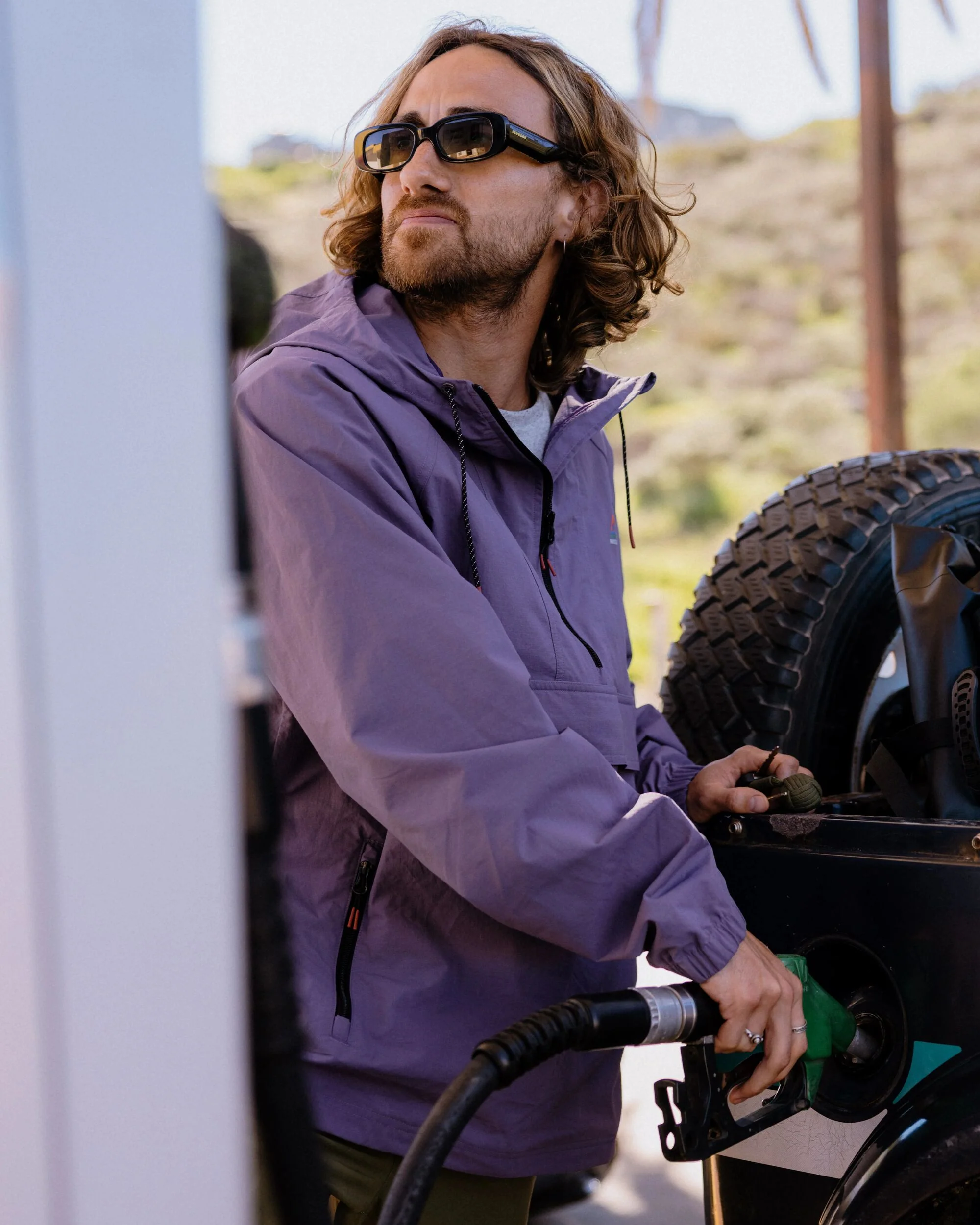 Seek Out Wind Resistant Anorak - Heather - Image 3