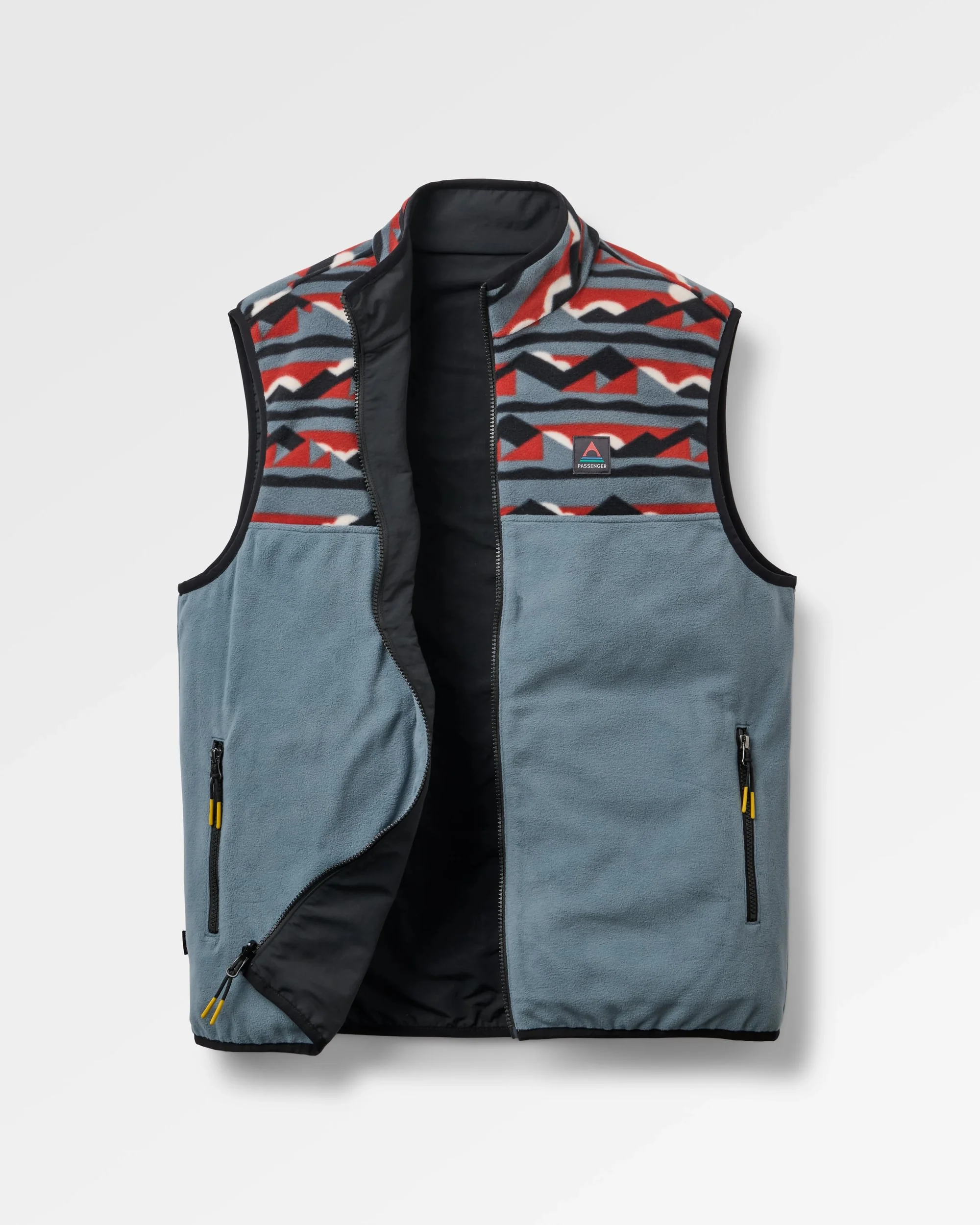 Set Off Reversible Polartec® Fleece Vest - Views Storm Grey
