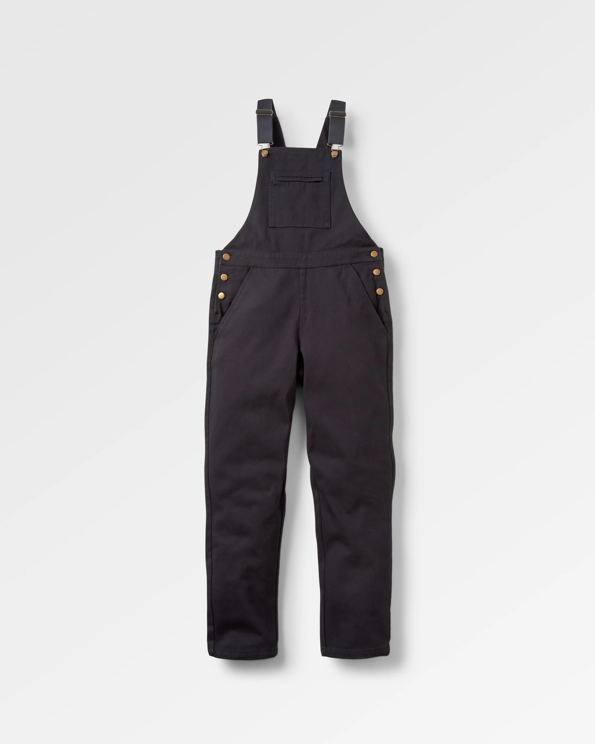 Shuffle Organic Cotton Dungarees - Black