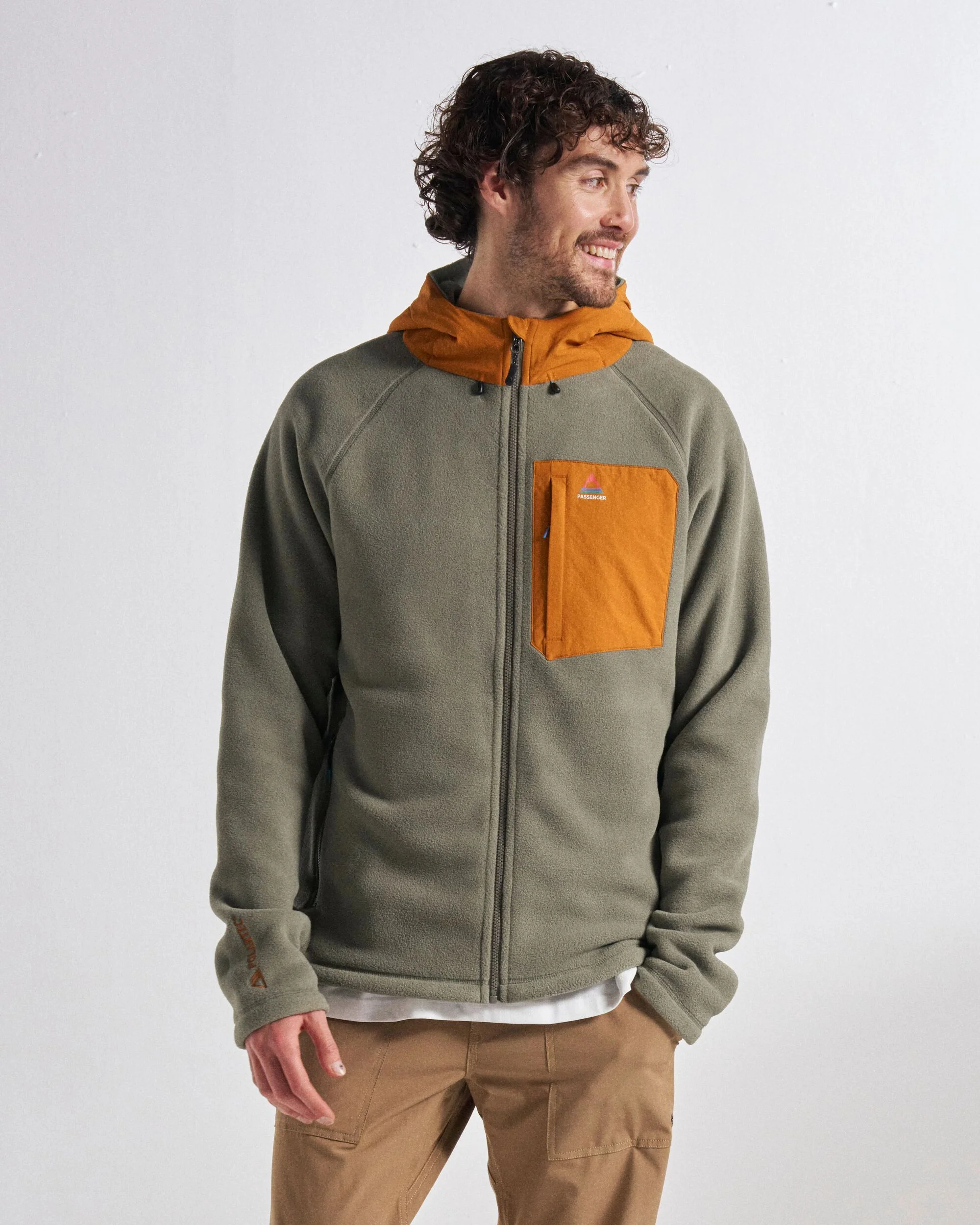 Sierrascape Men's Polartec® Fleece Hoodie - Dusty Olive