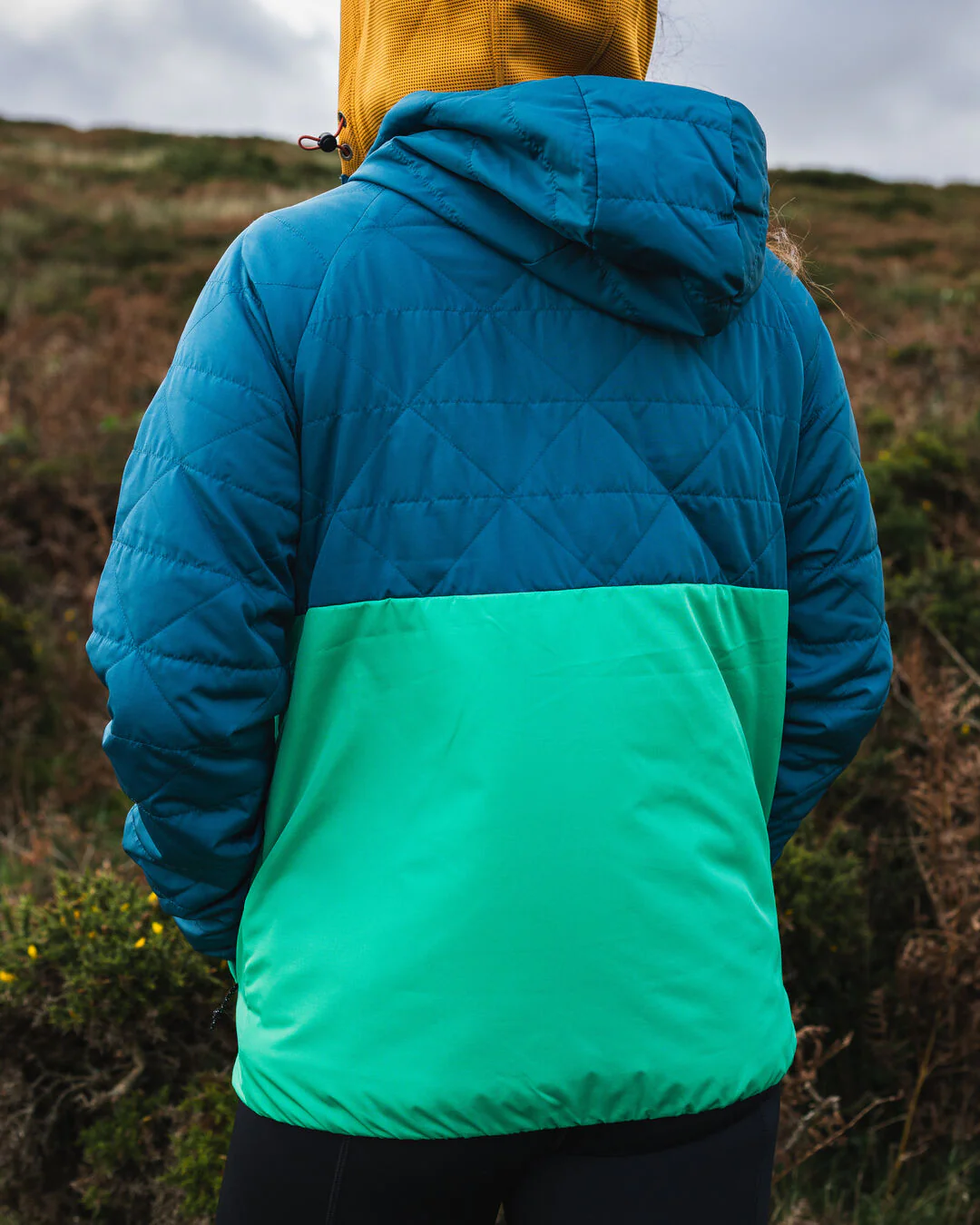 Singletrack Thermore® Insulated Jacket - Corsair Blue/ Jungle Green - Image 4