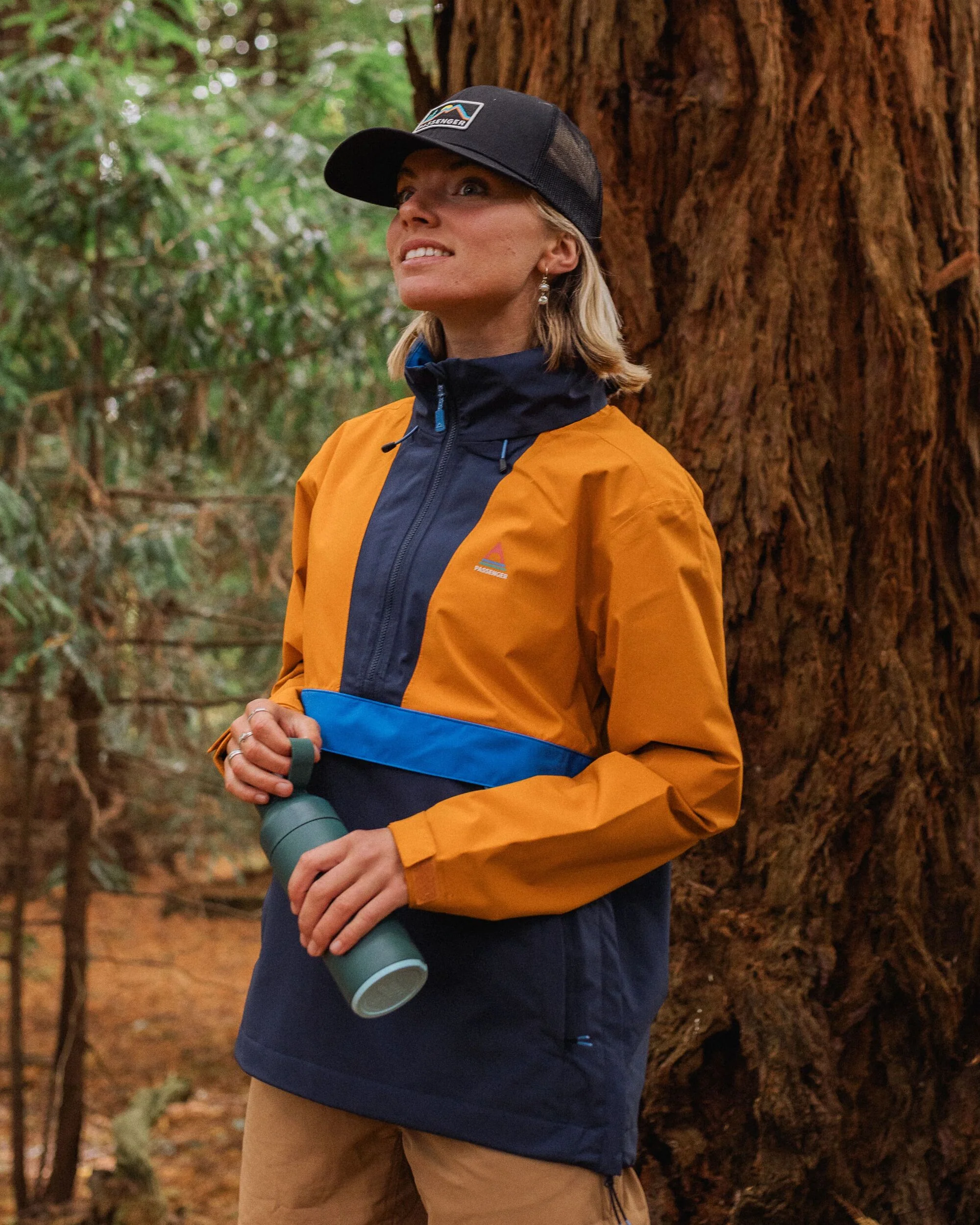 Skyline Waterproof Anorak - Sunrise Orange