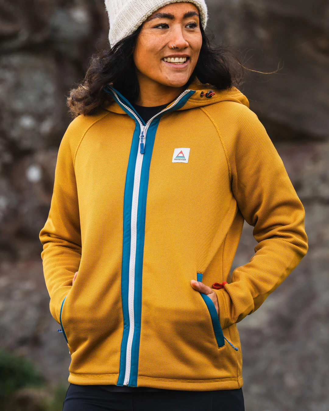 Slope Hooded Fleece - Dusty Ochre - Image 6