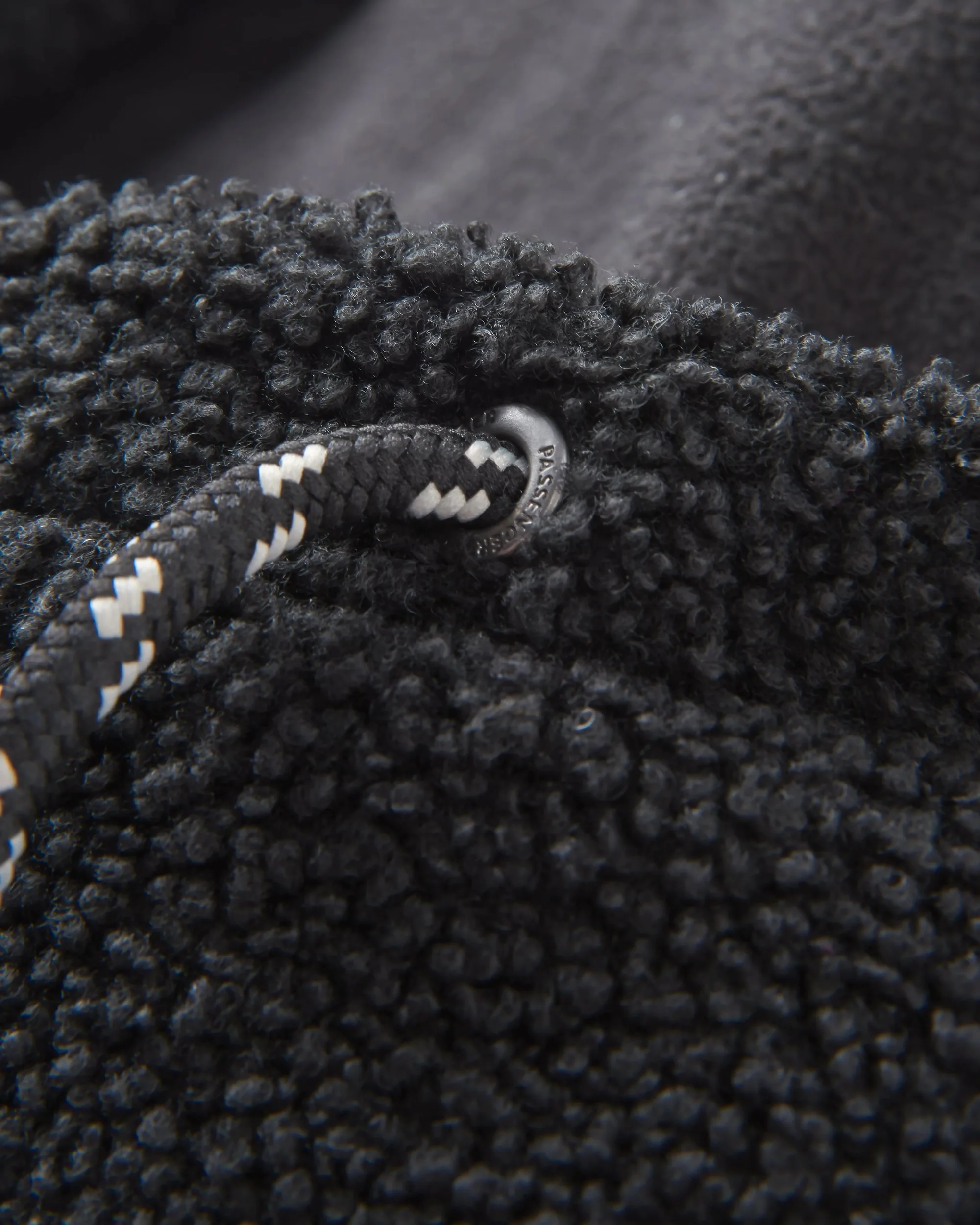 Snowdrift Fleece Hood - Black - Image 5