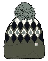 Snowdrop Bobble Hat - Khaki - Image 9