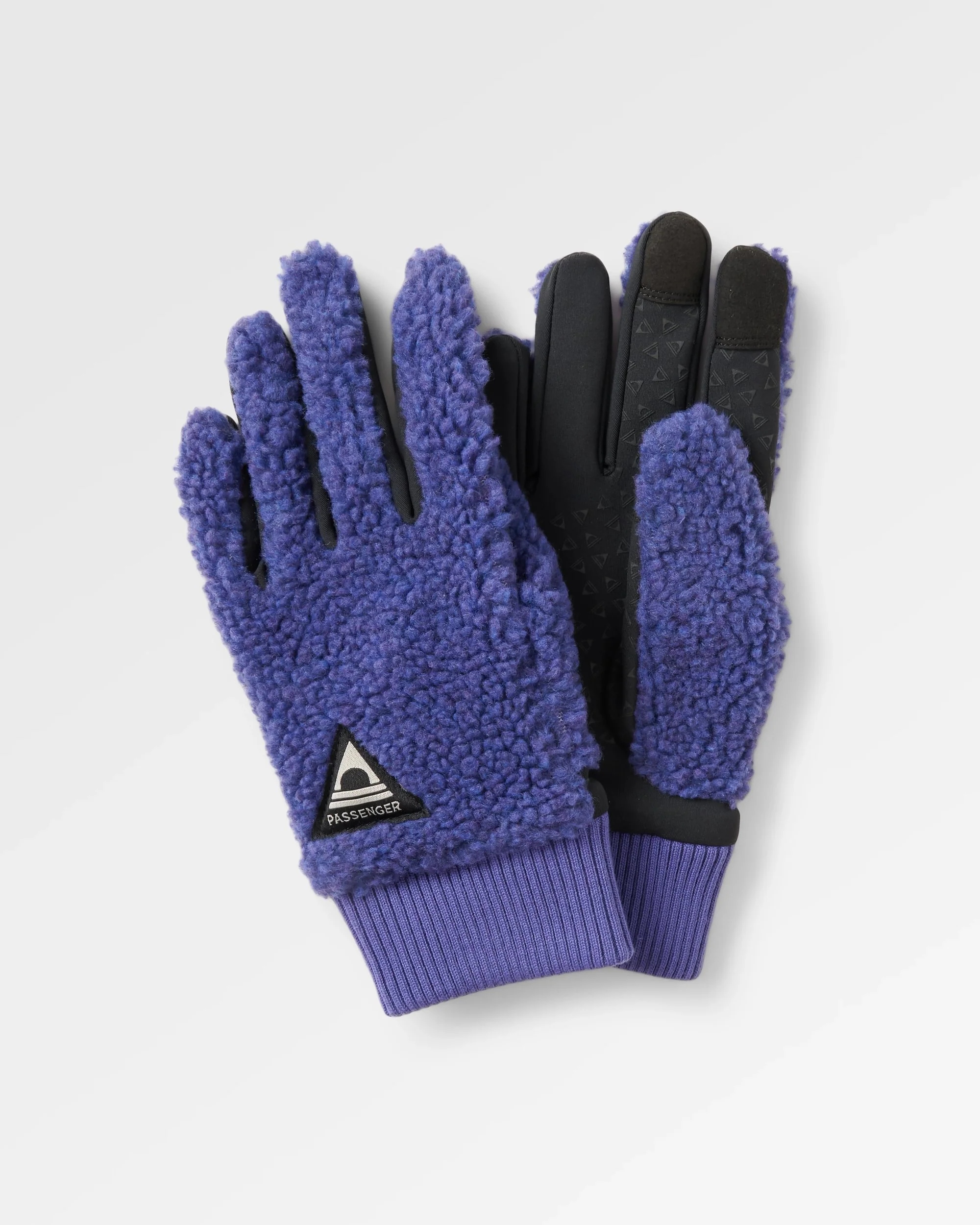 Snowfall Sherpa Gloves - Purple Indigo