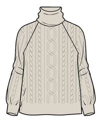Snuggle Knitted Polo Neck - Off White - Image 12