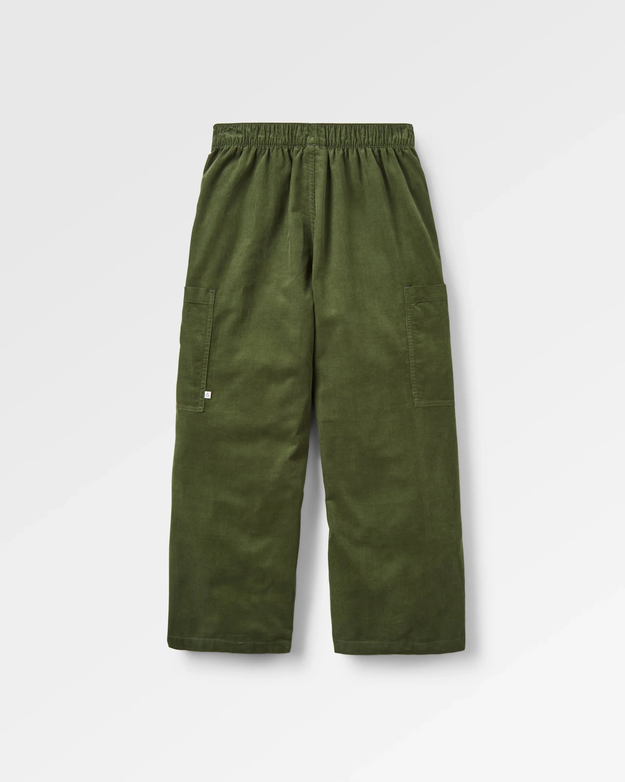 Someday Organic Cotton Corduroy Cropped Trouser - Fir Tree - Image 5
