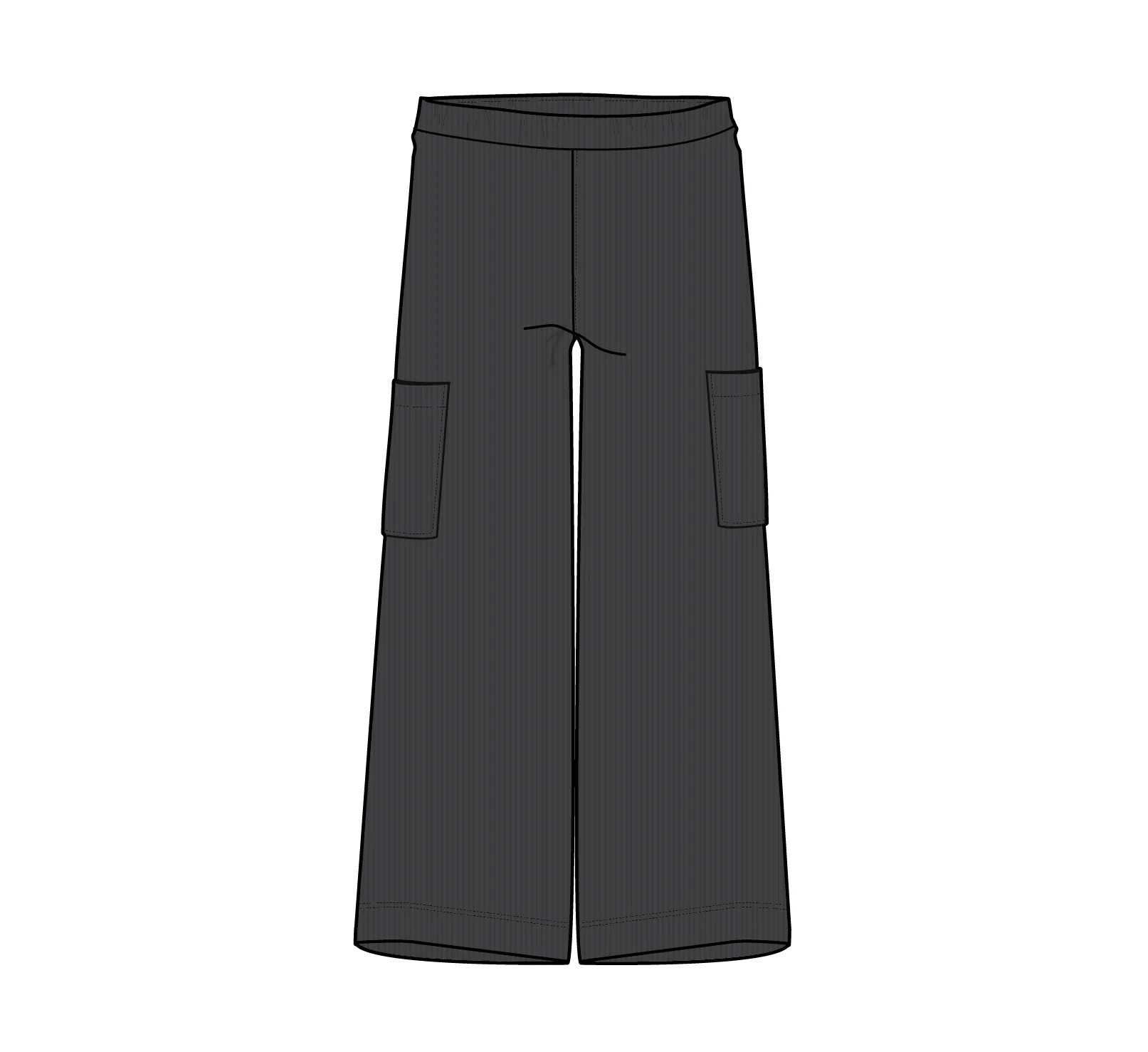 Someday Organic Cotton Corduroy Trouser - Black - Image 10