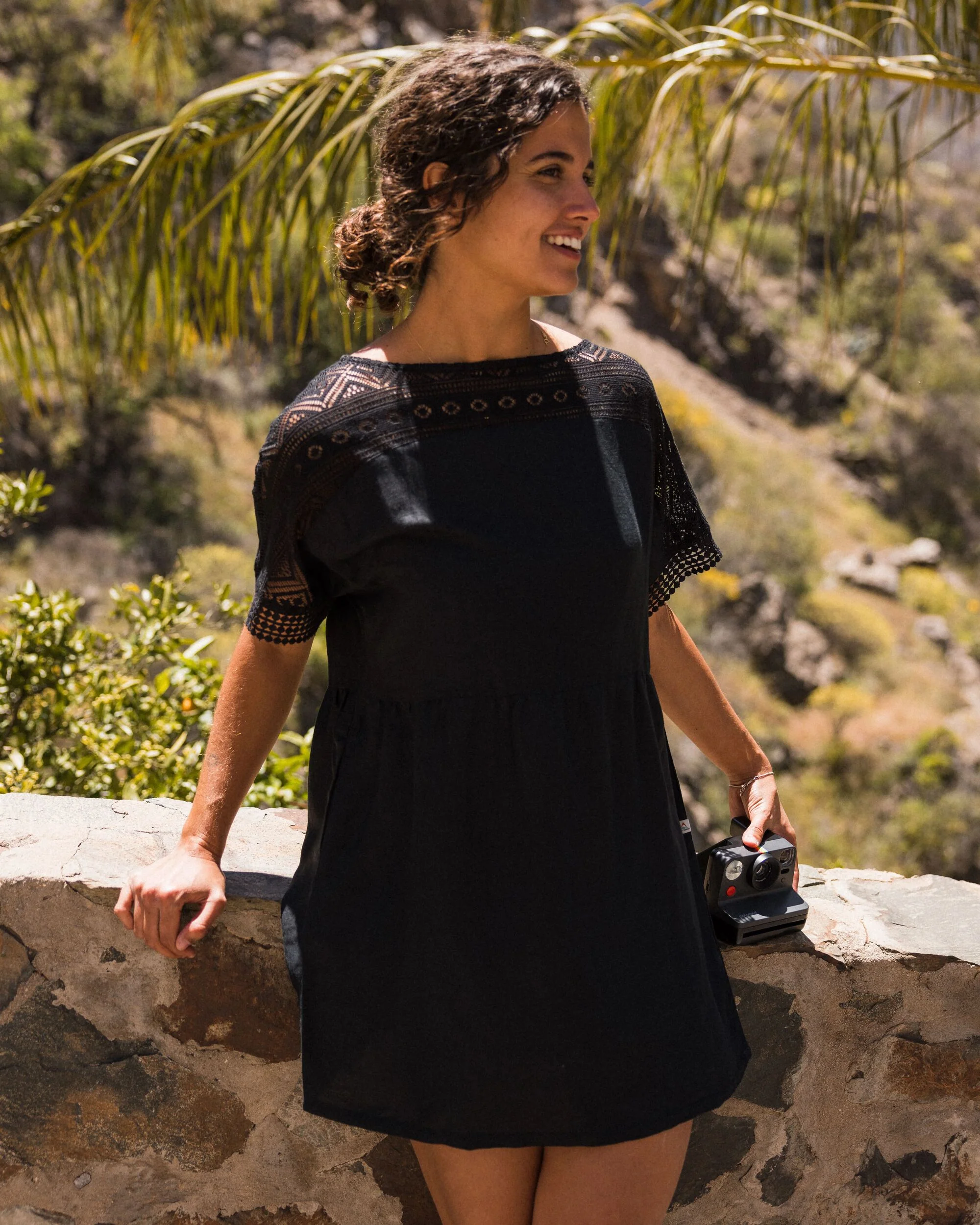 Sono Linen Beach Dress - Black