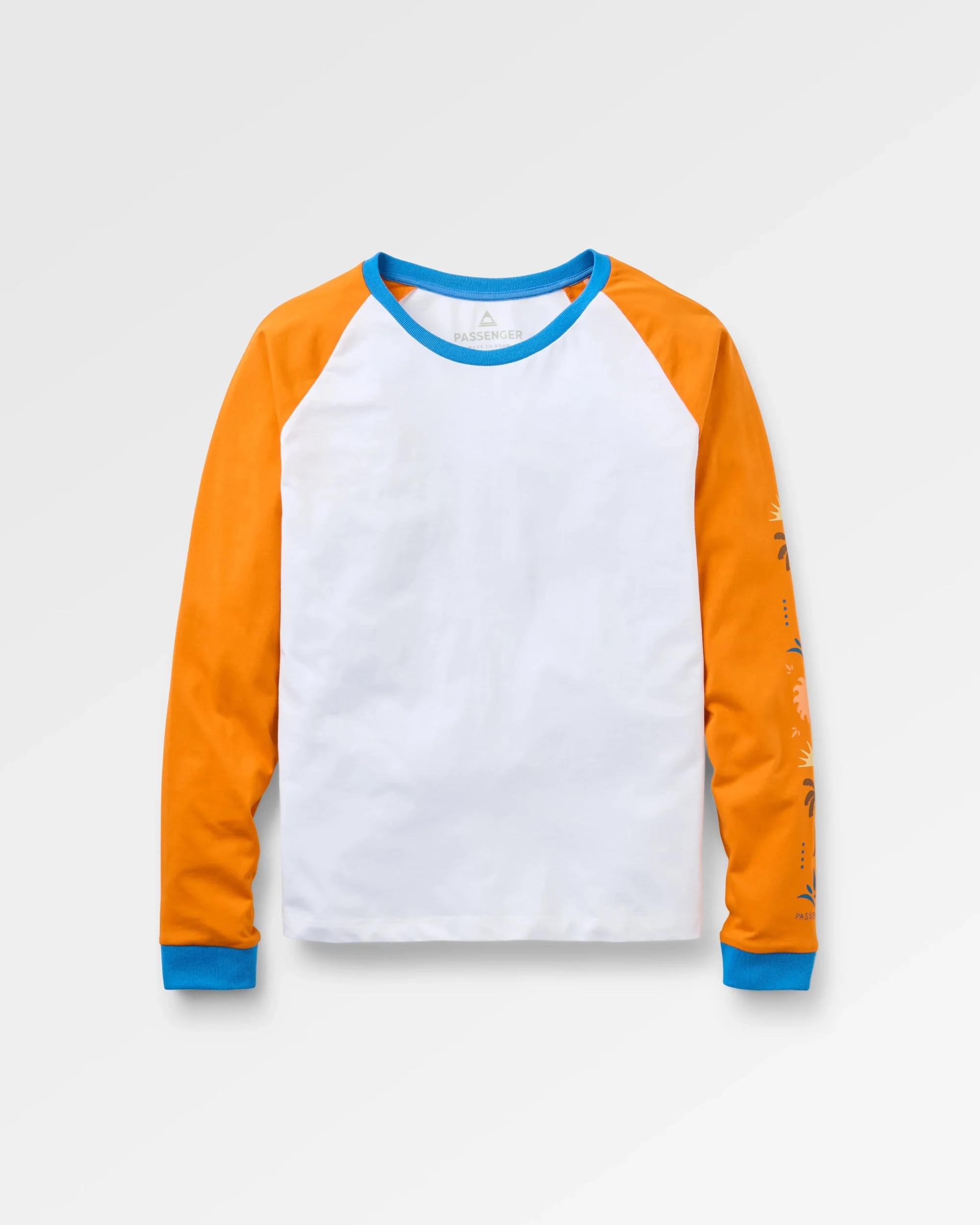 Stack LS Raglan T-Shirt - White