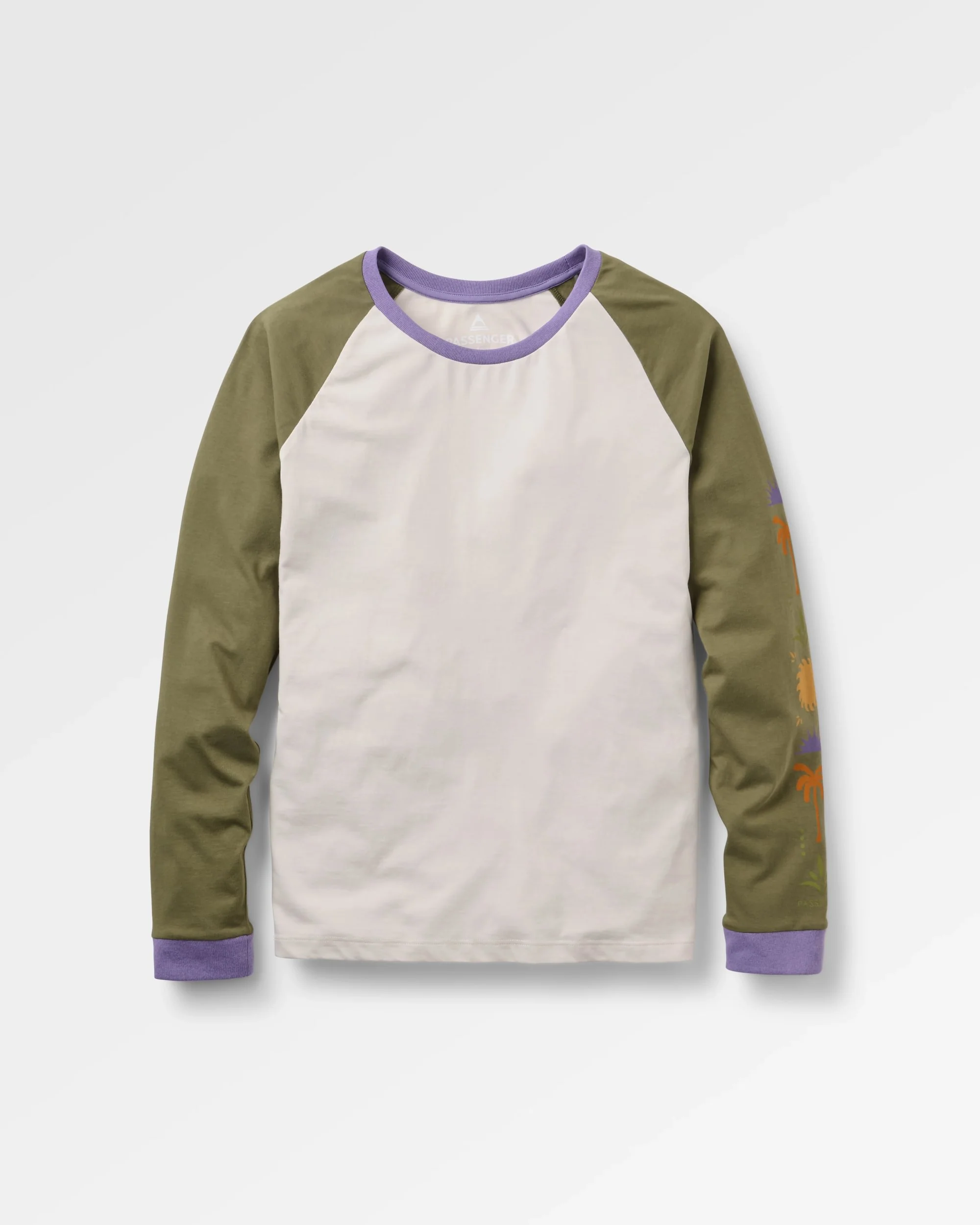 Stack LS Raglan T-Shirt - White Sand