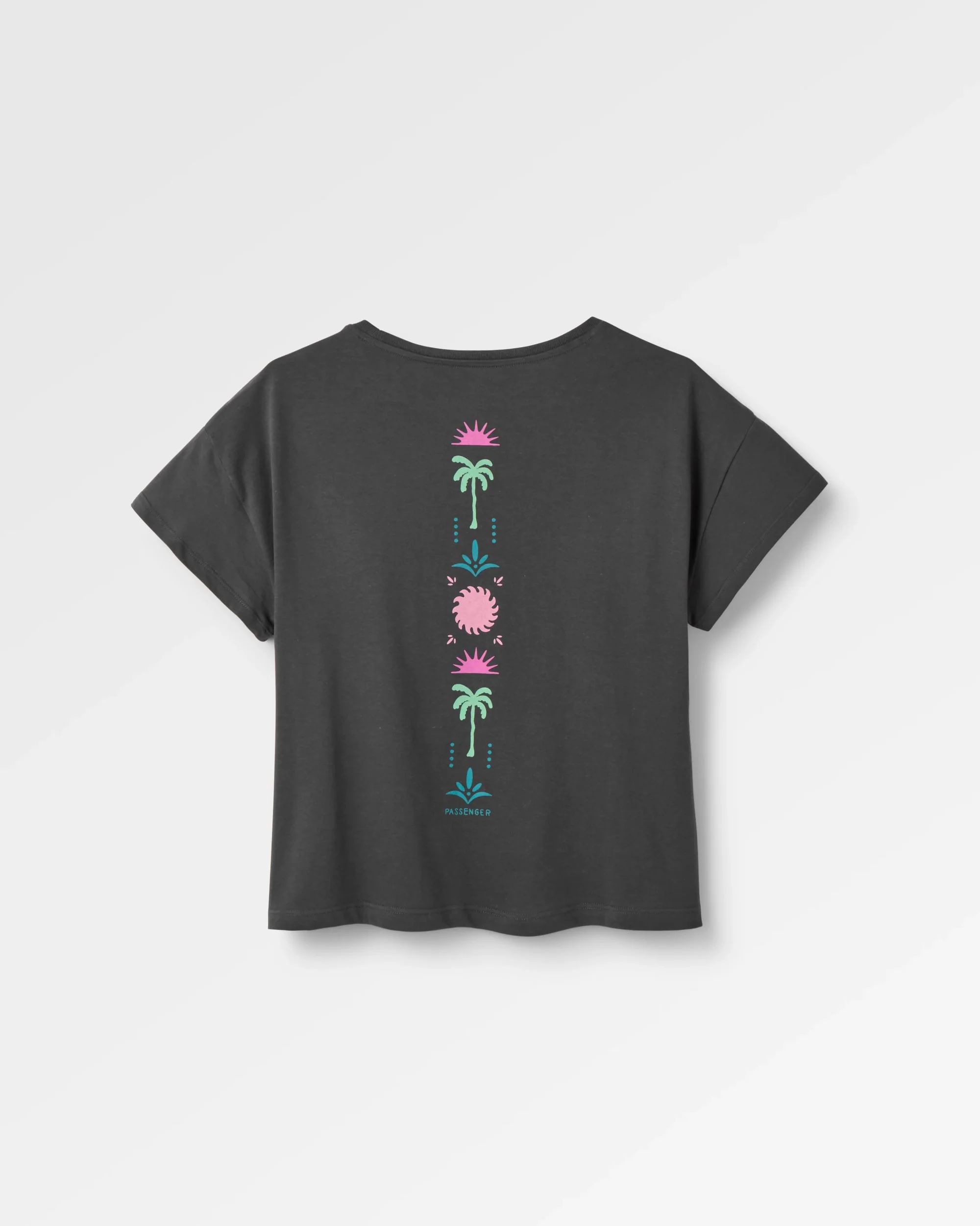 Stack Pocket T-Shirt - Faded Black - Image 5