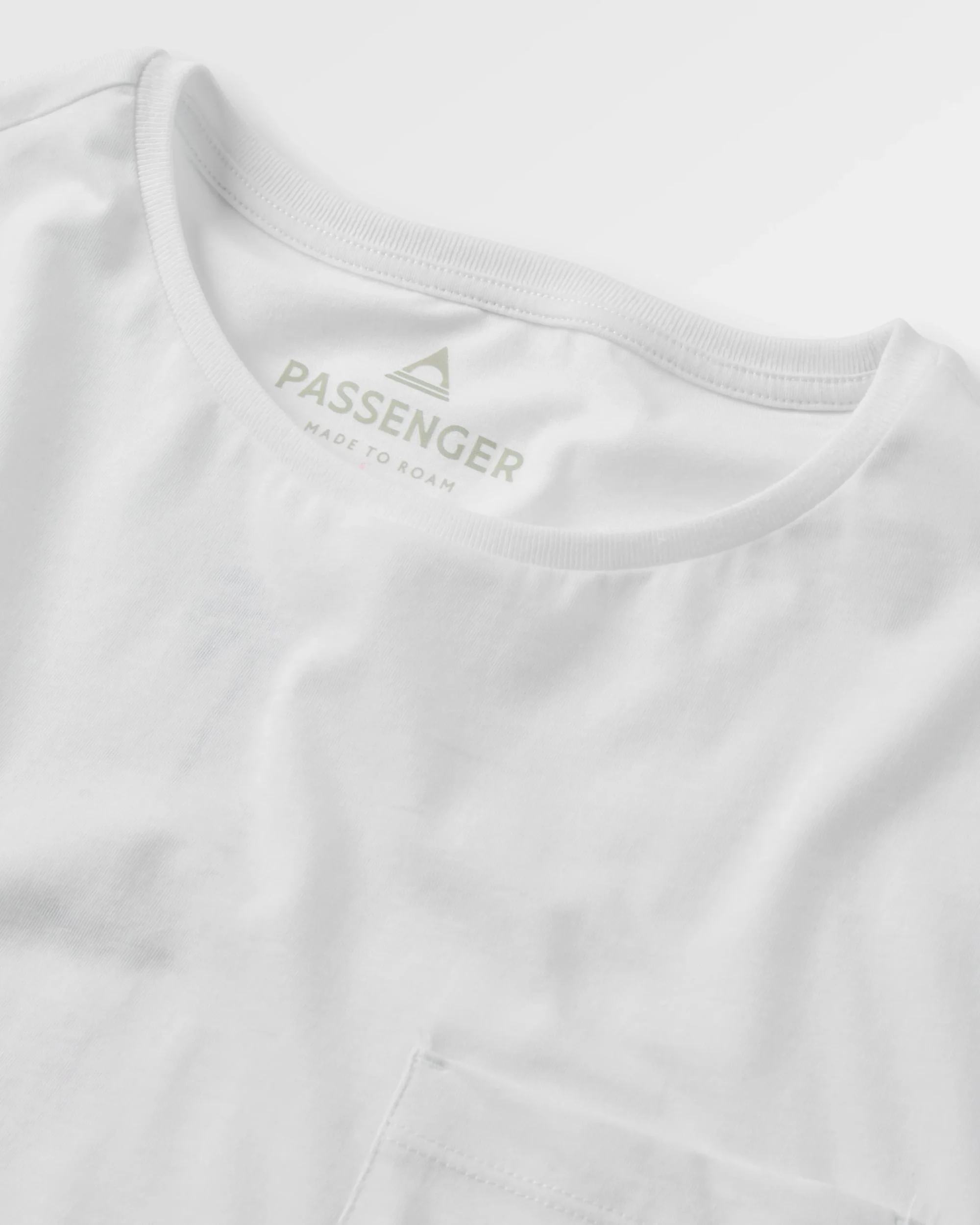 Stack Pocket T-Shirt - White - Image 5