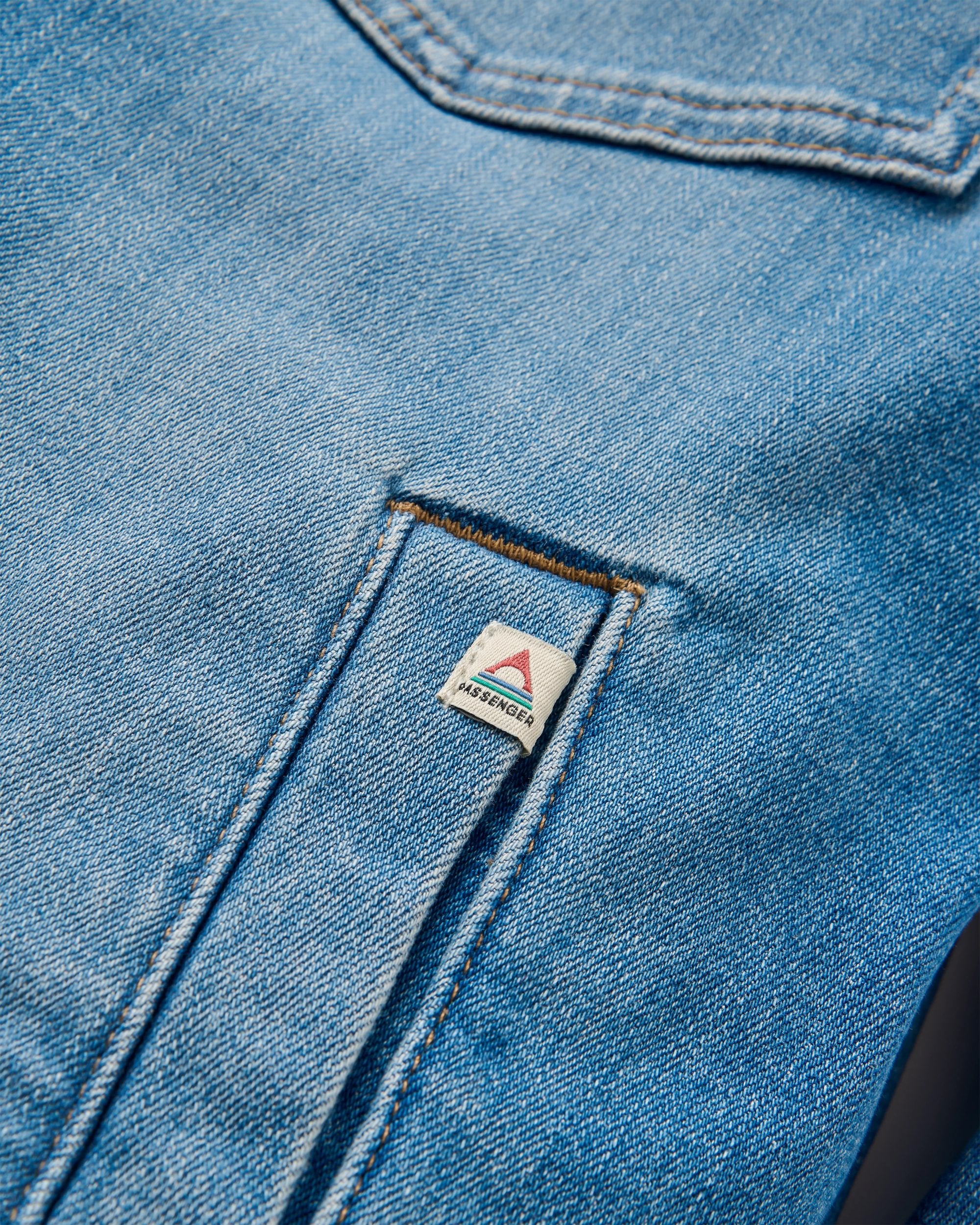 Stella Denim LS Shirt - Light Wash Denim - Image 9