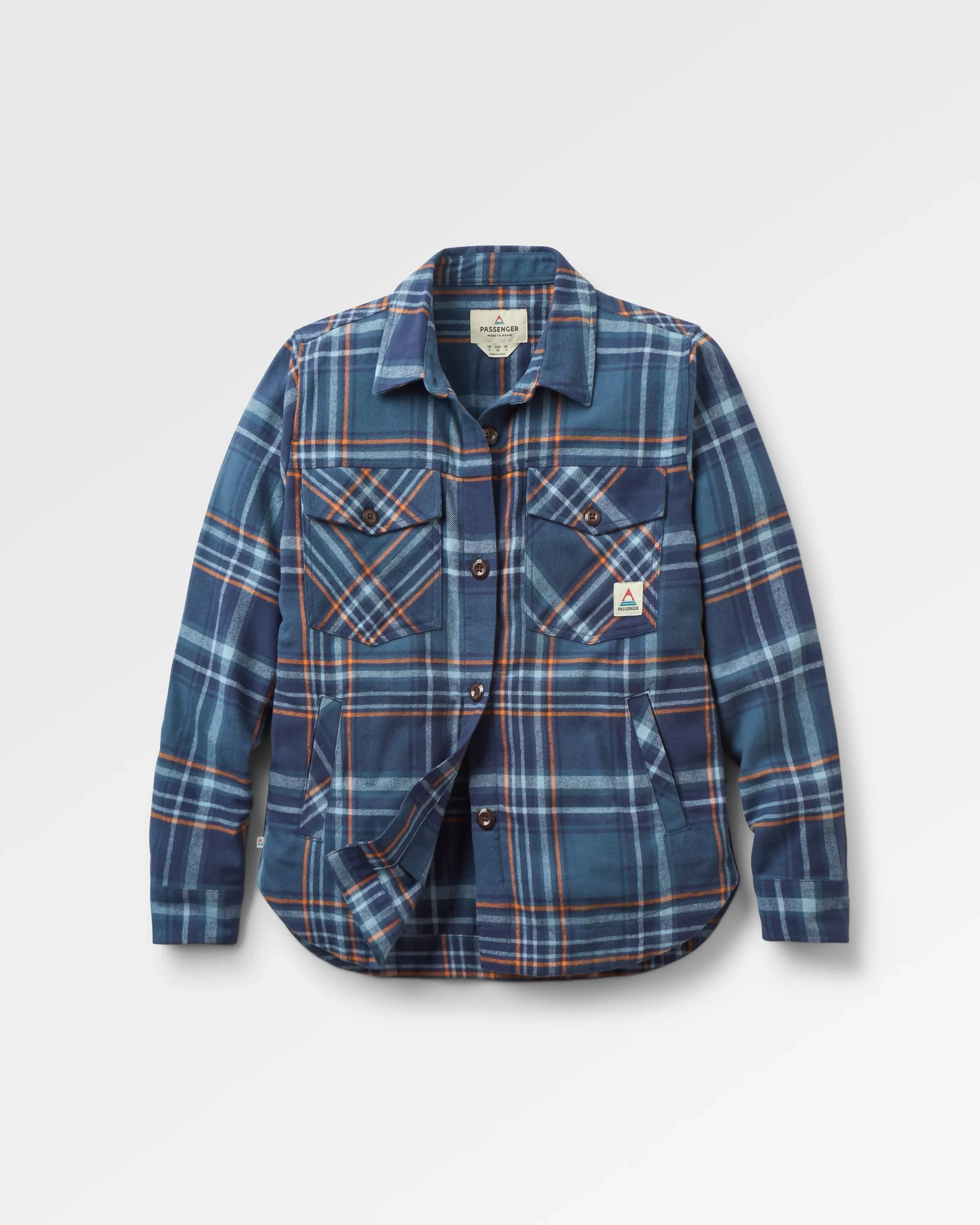Stella LS Shirt - Rich Navy/Faded Denim Check
