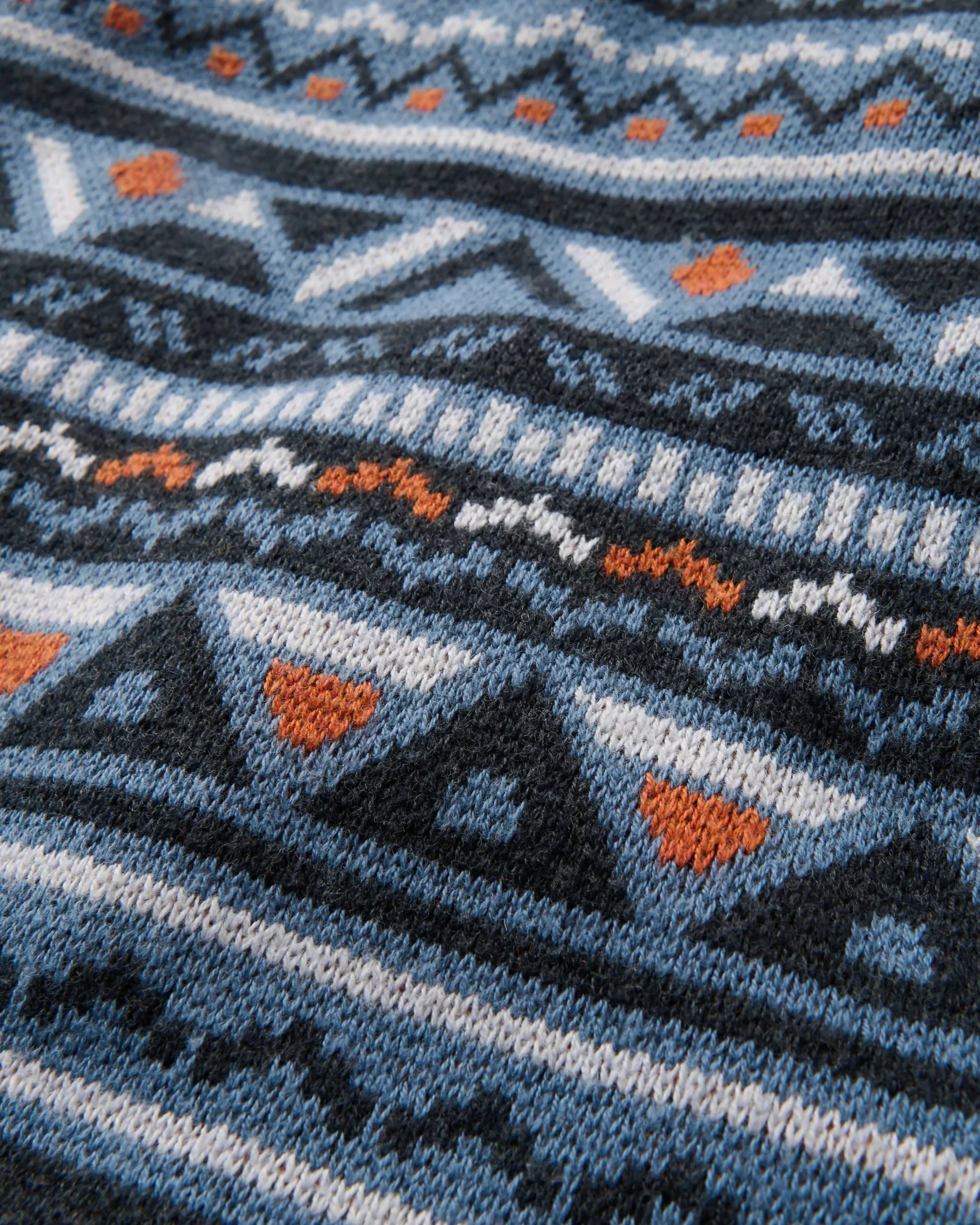 Stoked Knitted Jumper - Faded Denim Multi - Image 3