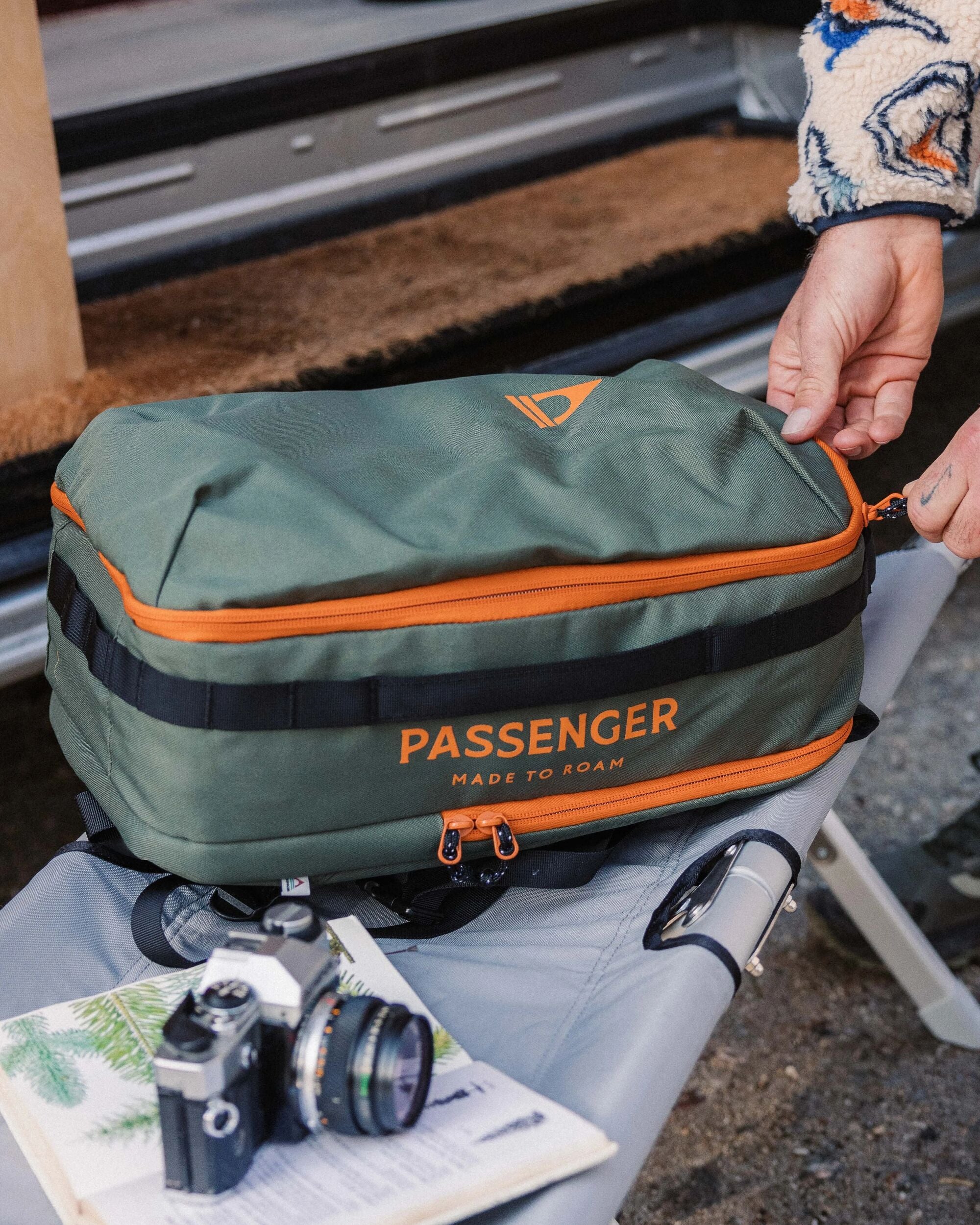 Stratos Duffel Backpack - Khaki - Image 4