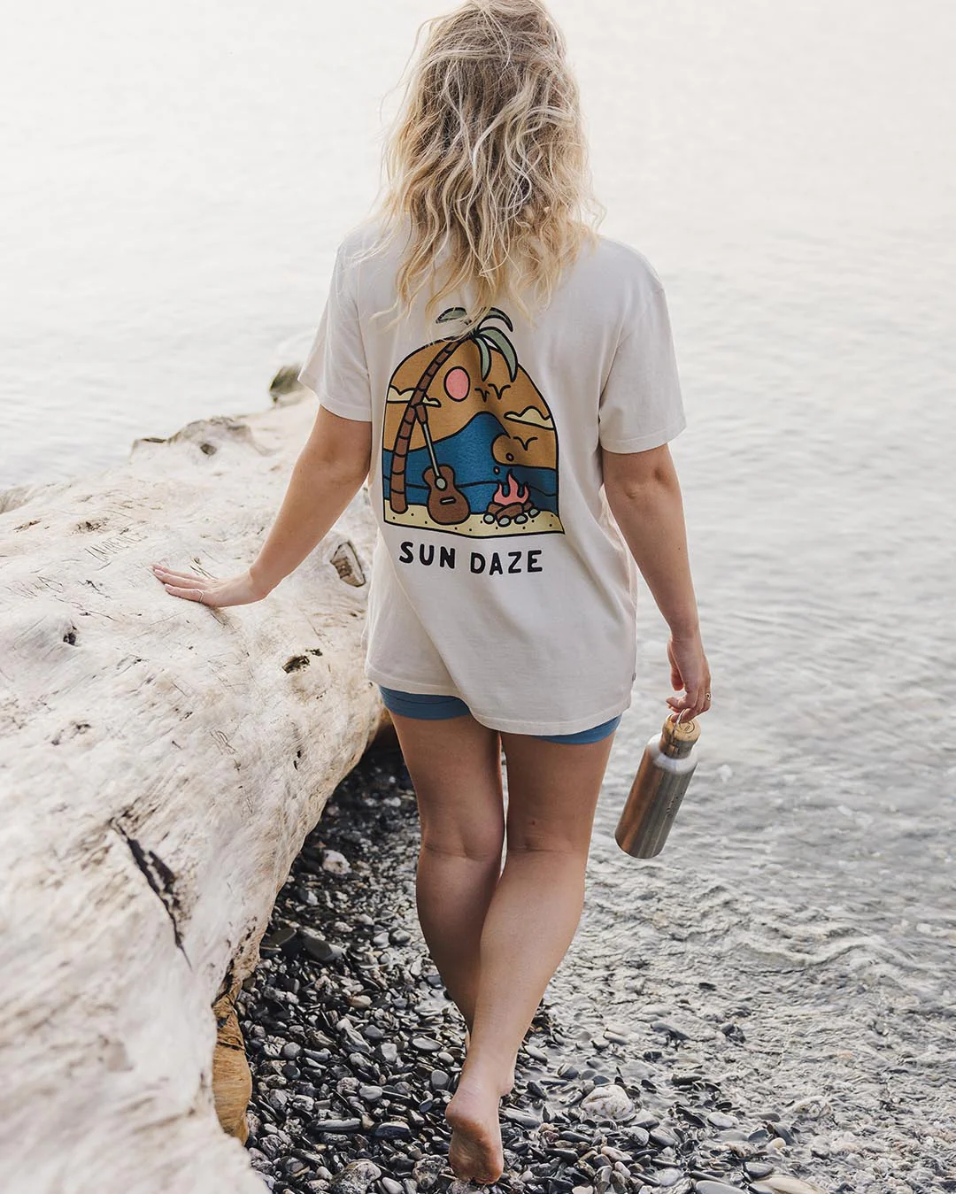 Sundaze Oversized T-Shirt - Birch
