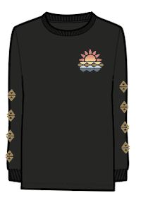 Sunray LS T-Shirt - Black - Image 6