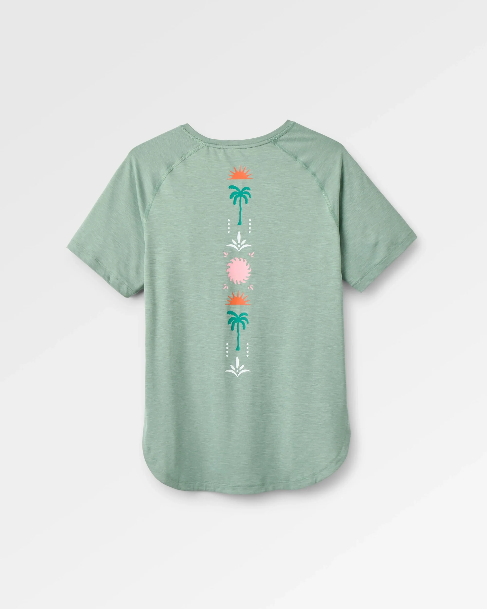 Sunvale Lightweight Surf T-Shirt - Pistachio Marl - Image 2