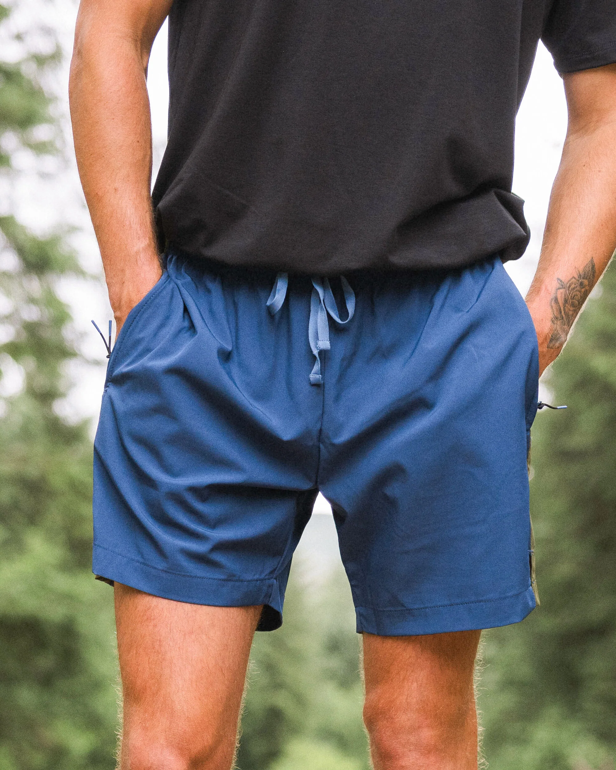 Swift Trail Short 7" - Dark Denim